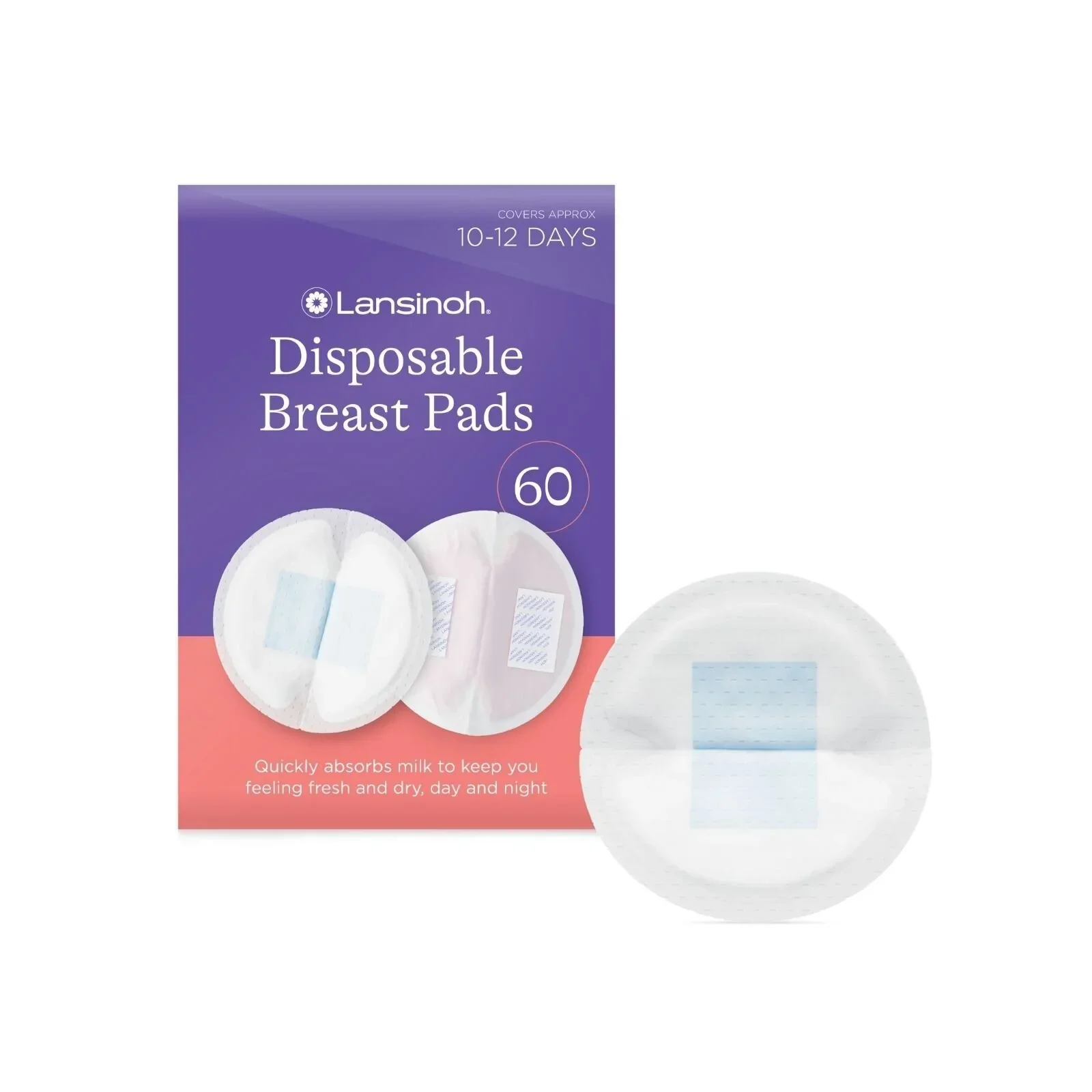 Lansinoh Ultra Thin Stay Dry Nursing Breast Pads 60 pcs