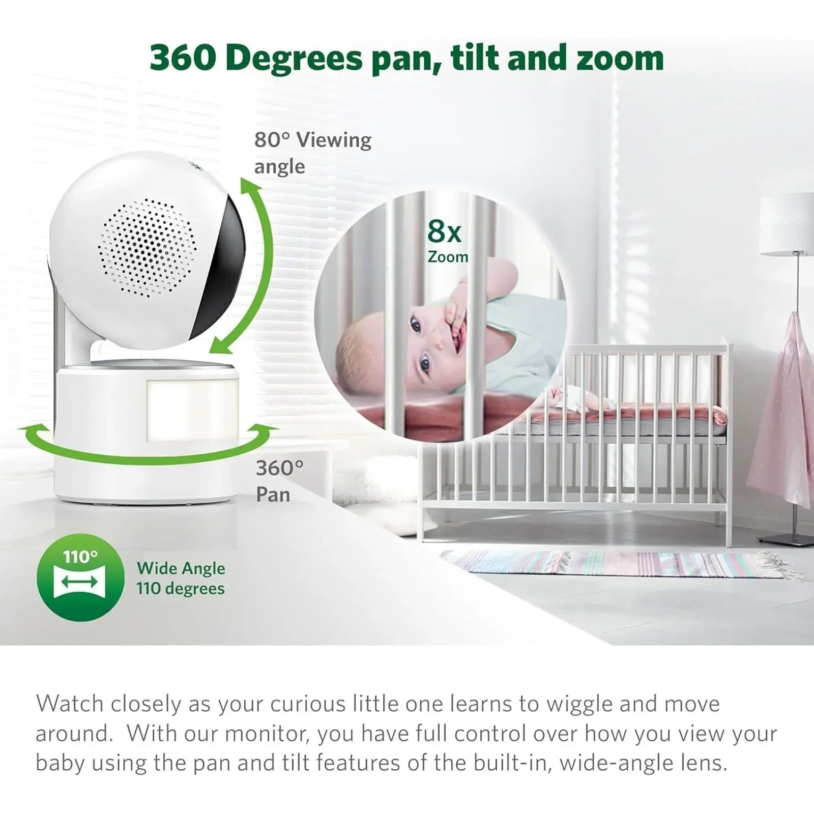 LeapFrog 5" High Definition Pan & Tilt Monitor - Image 3