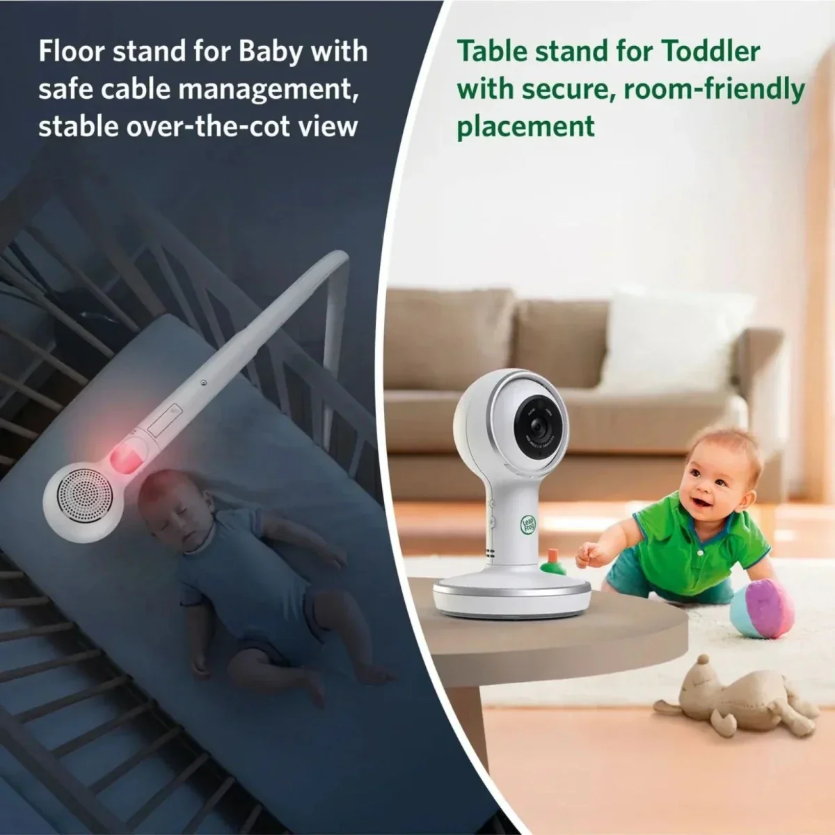 LeapFrog LF5817HD 7" Wi-Fi Smart Video Baby Monitor - Image 7