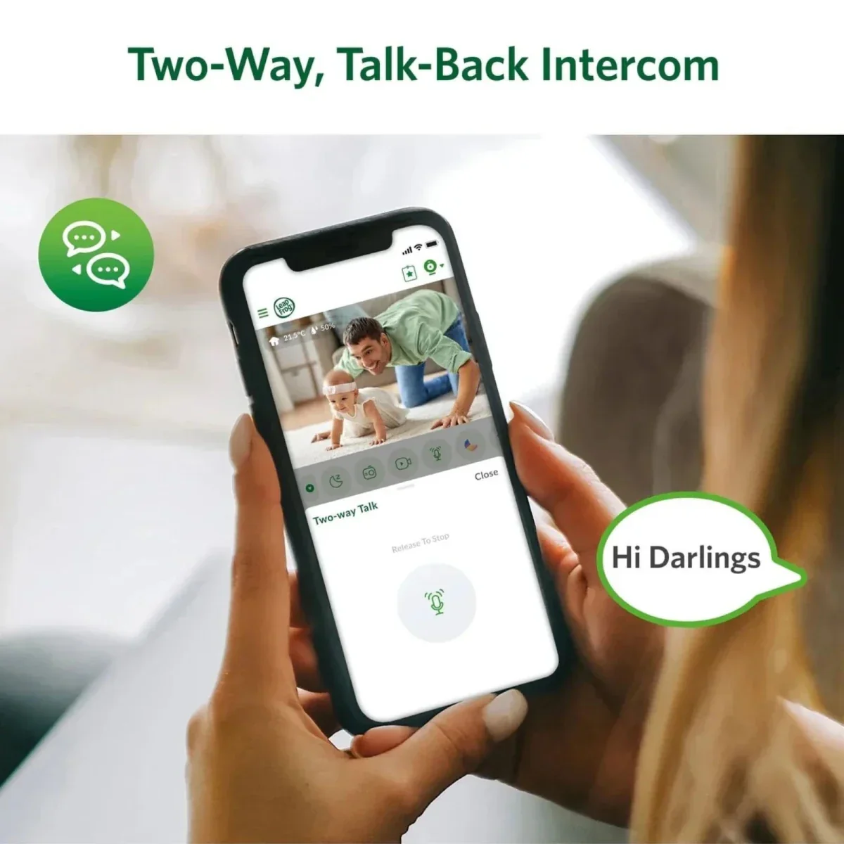 LeapFrog LF5817HD 7" Wi-Fi Smart Video Baby Monitor - Image 9