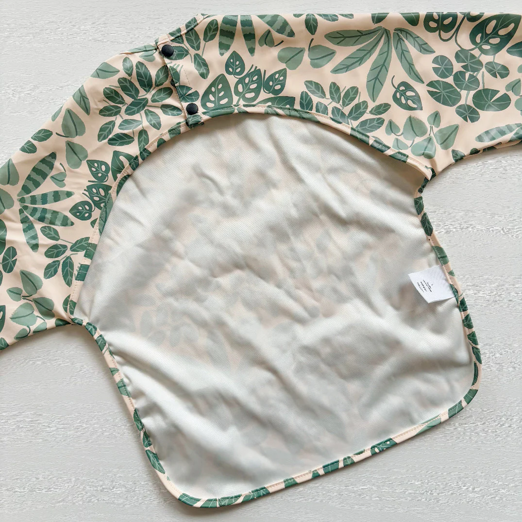 Long Sleeved Baby Bib - Houseplant Haven - Image 7
