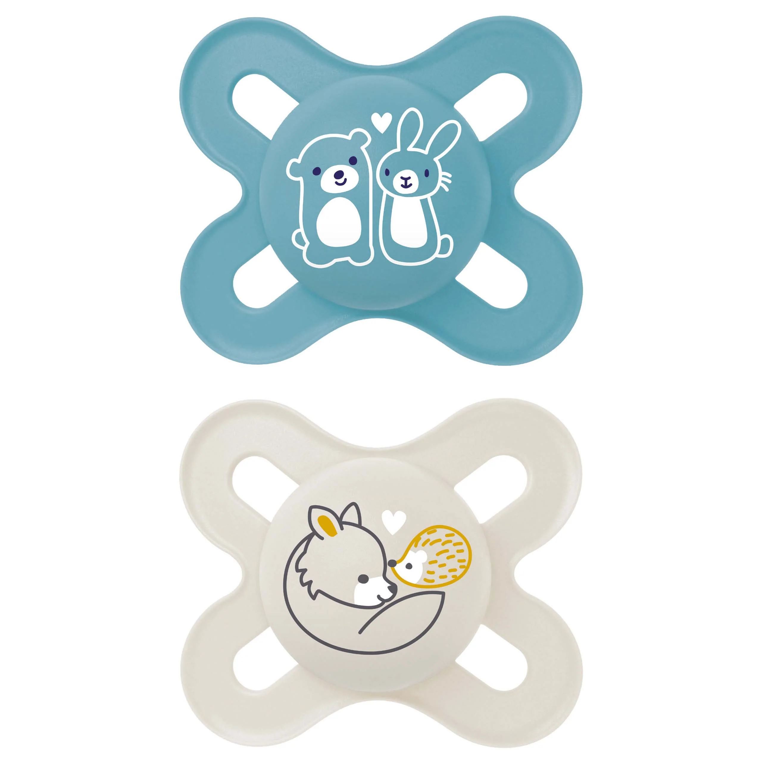 MAM Start Soother [0-2 Months] - Blue (Pack of 2)