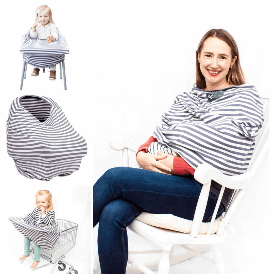 Mama Bamboo Cotton Breastfeeding Cover - Image 8