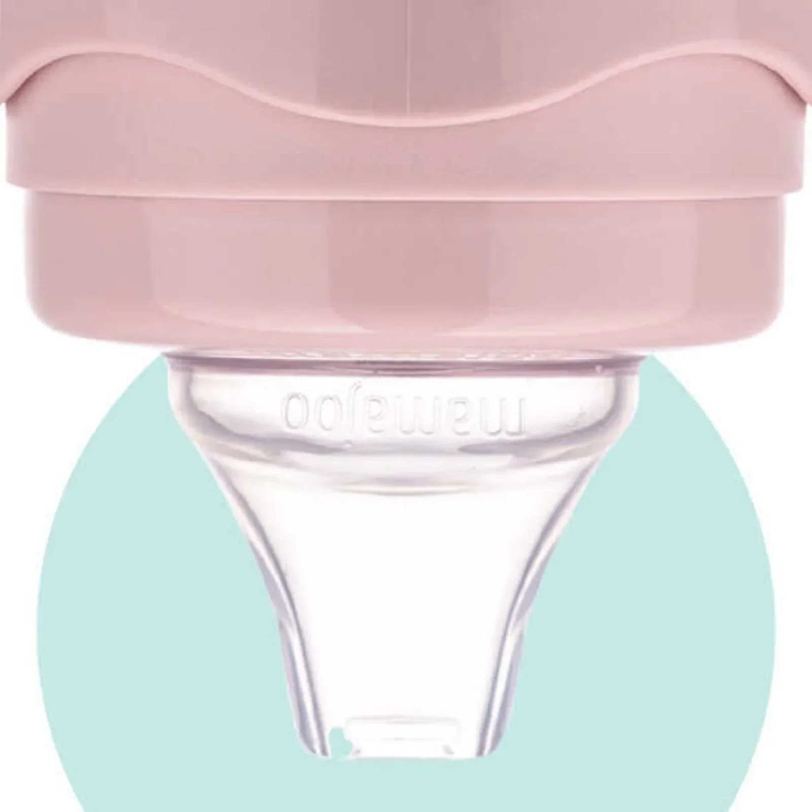 Mamajoo Training Cup with Handles 6+ months 160ml - Powder Pink - Image 5