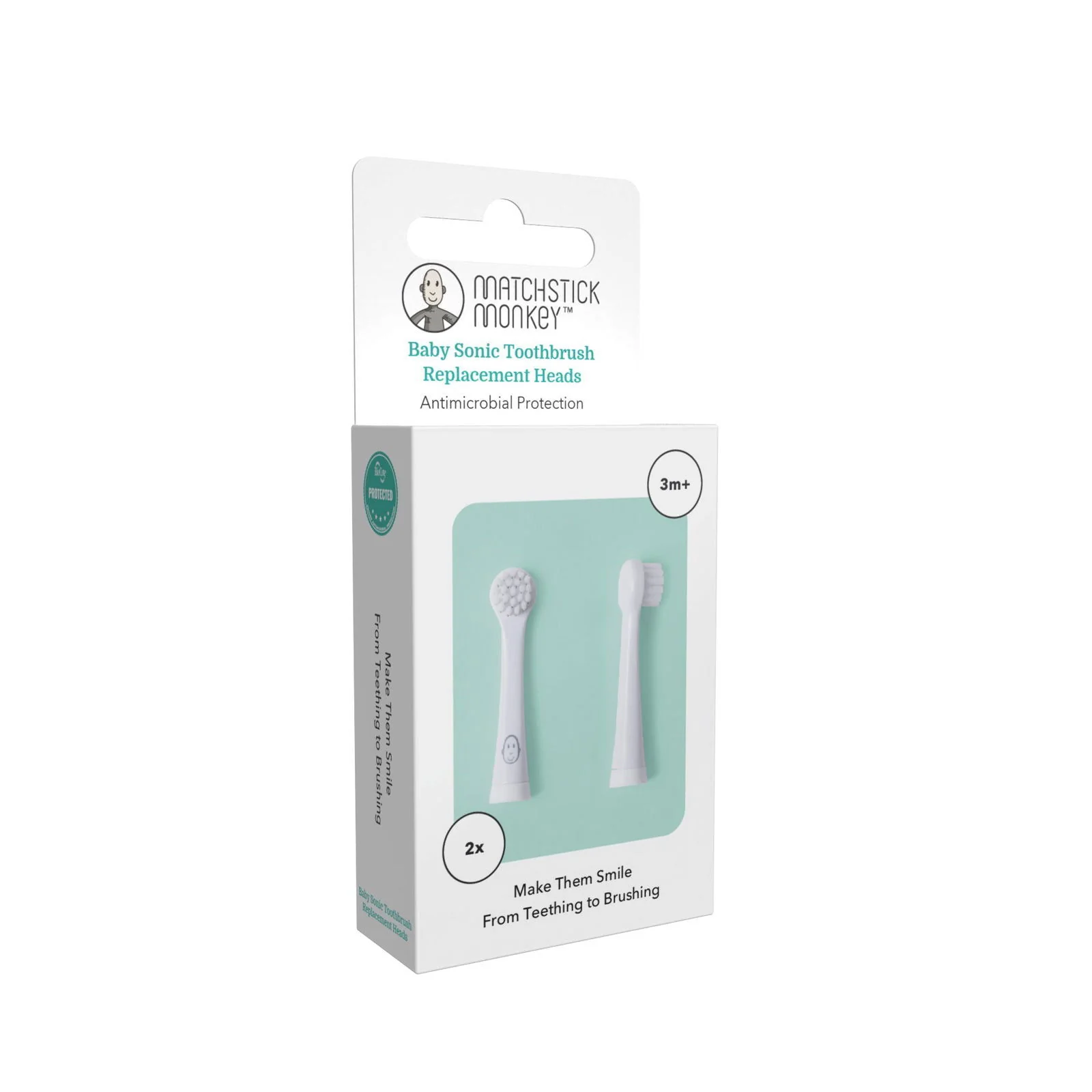 Matchstick Monkey Baby Electric Sonic Brush Heads - Image 4