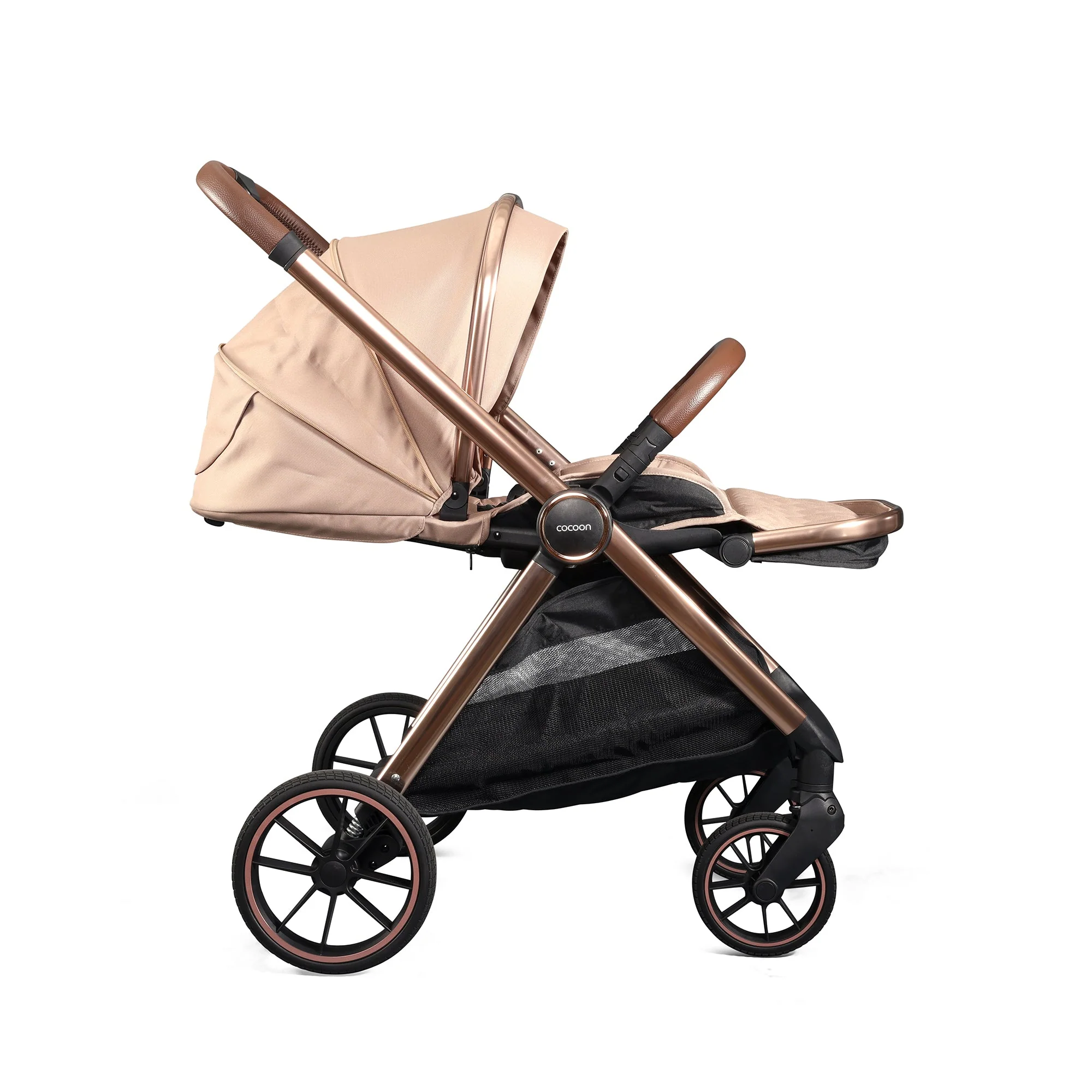 Mee-Go Cocoon Pushchair Bundle with Accessories - Toffee - Image 7