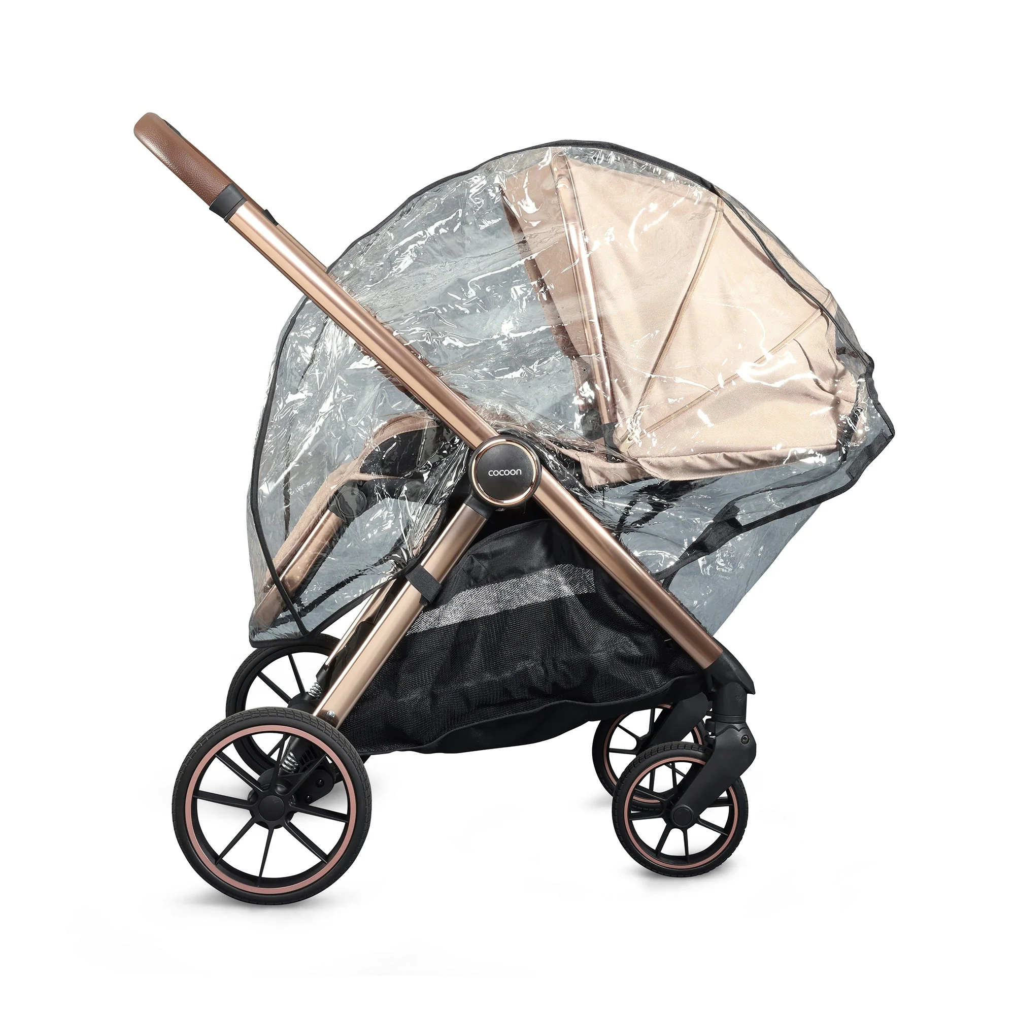 Mee-Go Cocoon Pushchair Bundle with Accessories - Toffee - Image 9