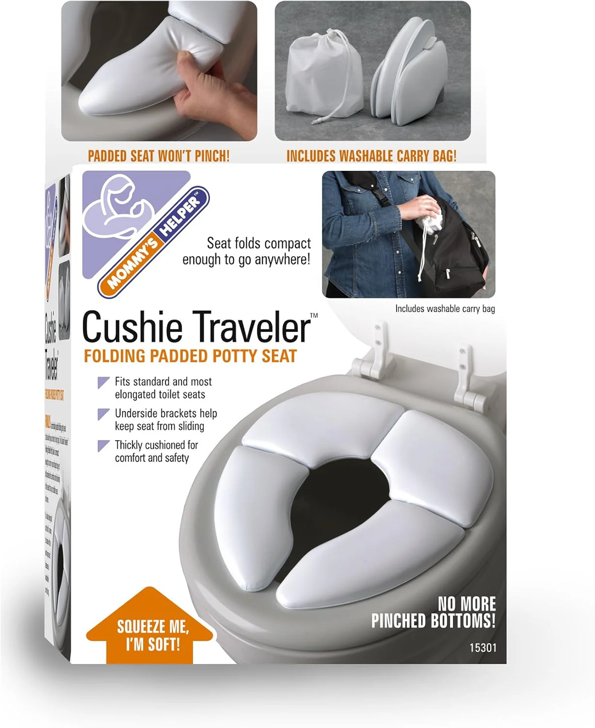 Mommy’s Helper Cushie Travel Folding Toilet Training Seat – Cushie Traveler - Image 5