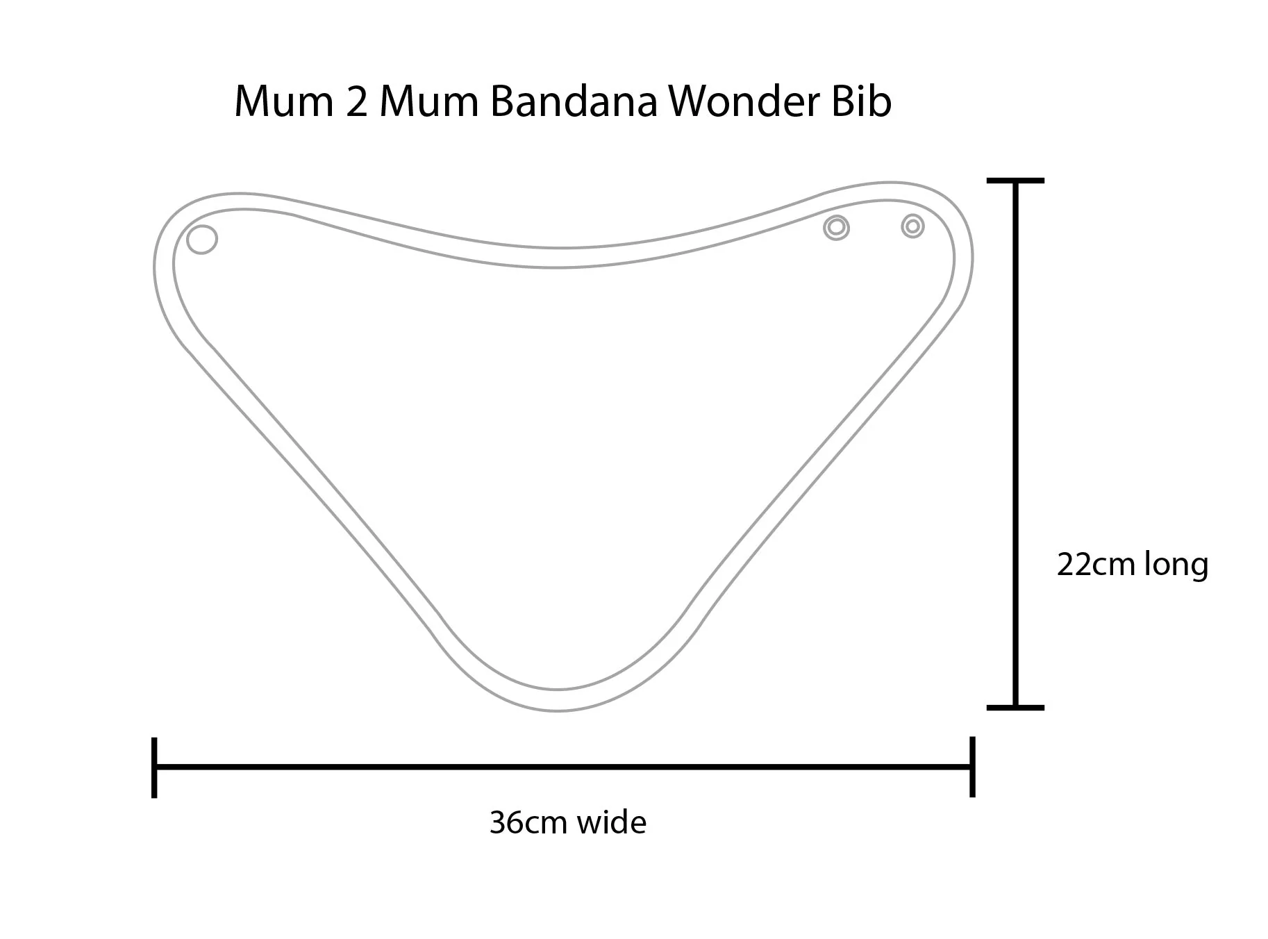 Mum 2 Mum Bandana Style Wonder Bib - 22 Colours - Image 3