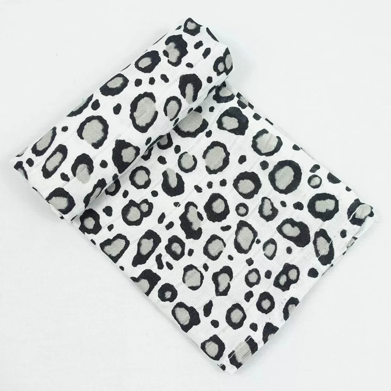 MuslinZ Bamboo/Organic Cotton Muslin Swaddle 120x120cm - Leopard - Image 5