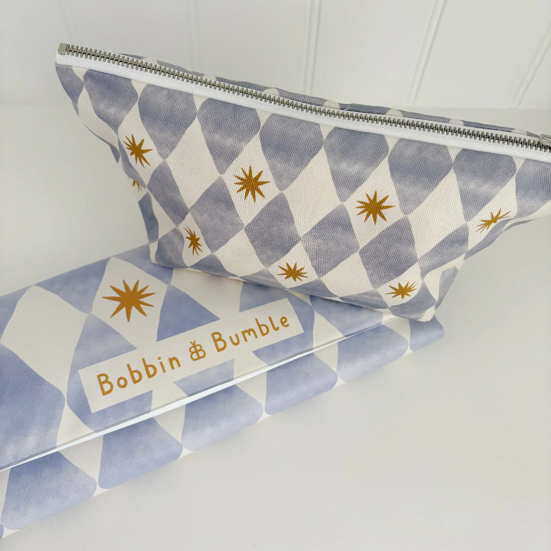 Nappy Wallet - Blue Harlequin - Image 7