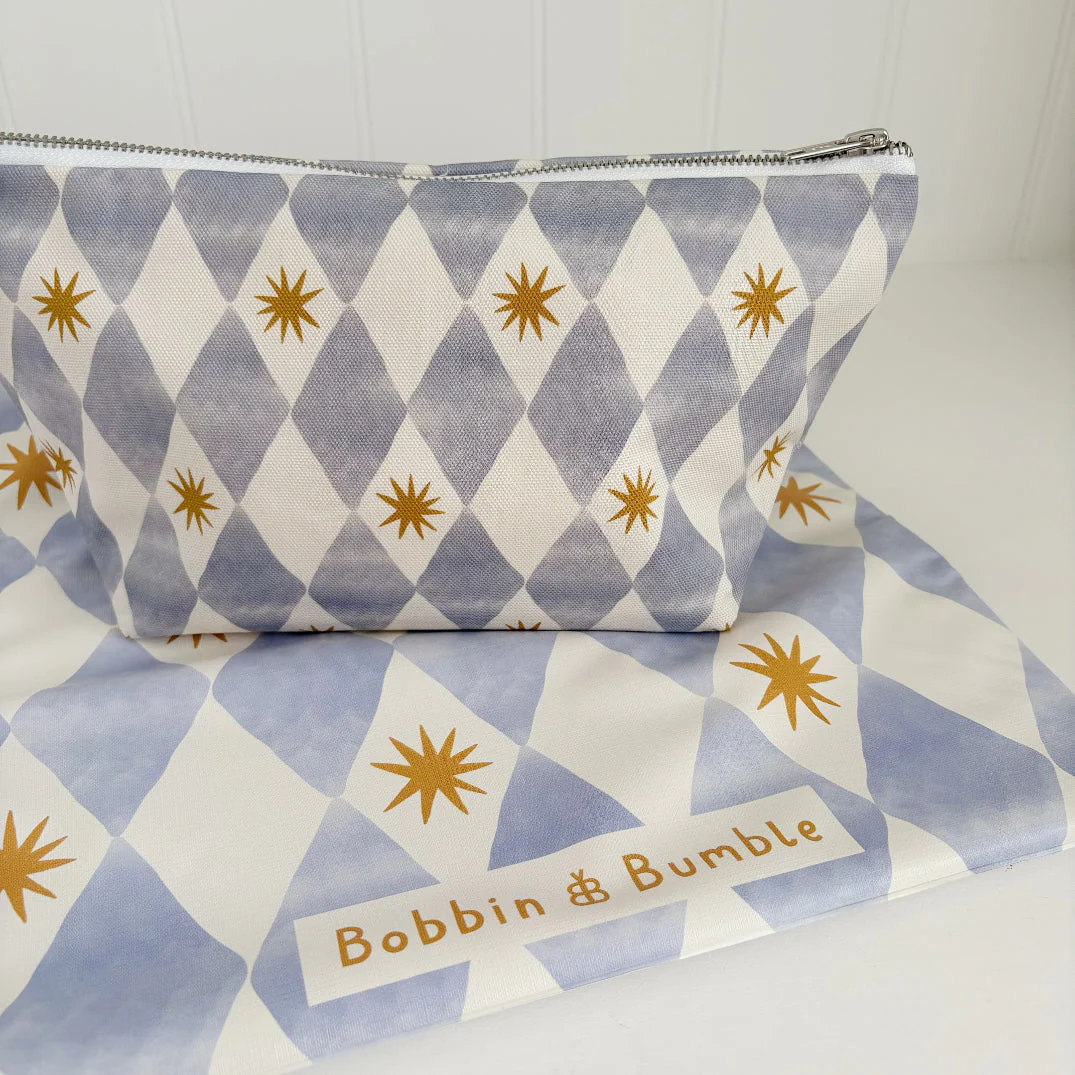 Nappy Wallet - Blue Harlequin - Image 9