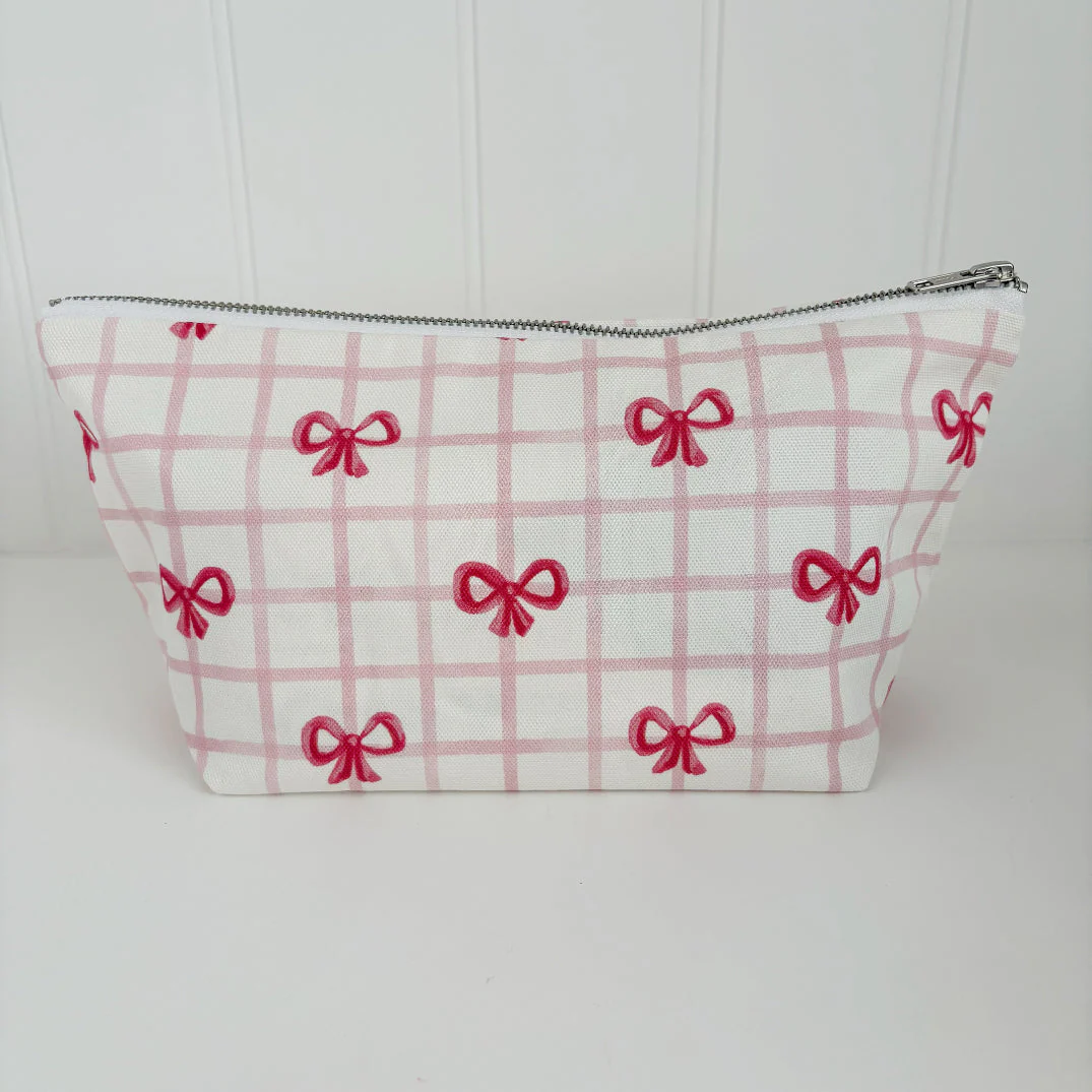 Nappy Wallet - Pink Bows