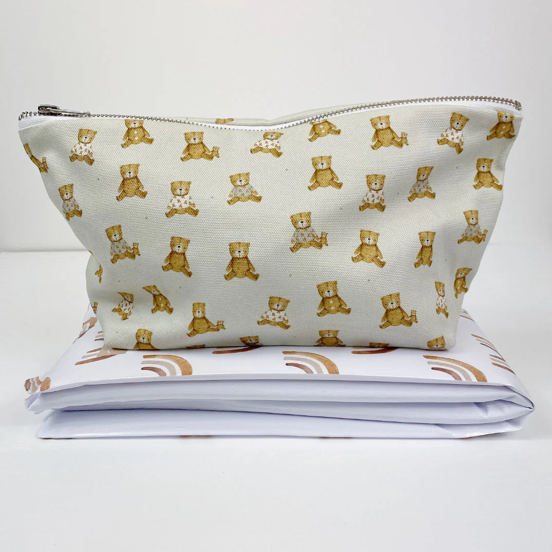Nappy Wallet - Teddy Bear Print - Image 7