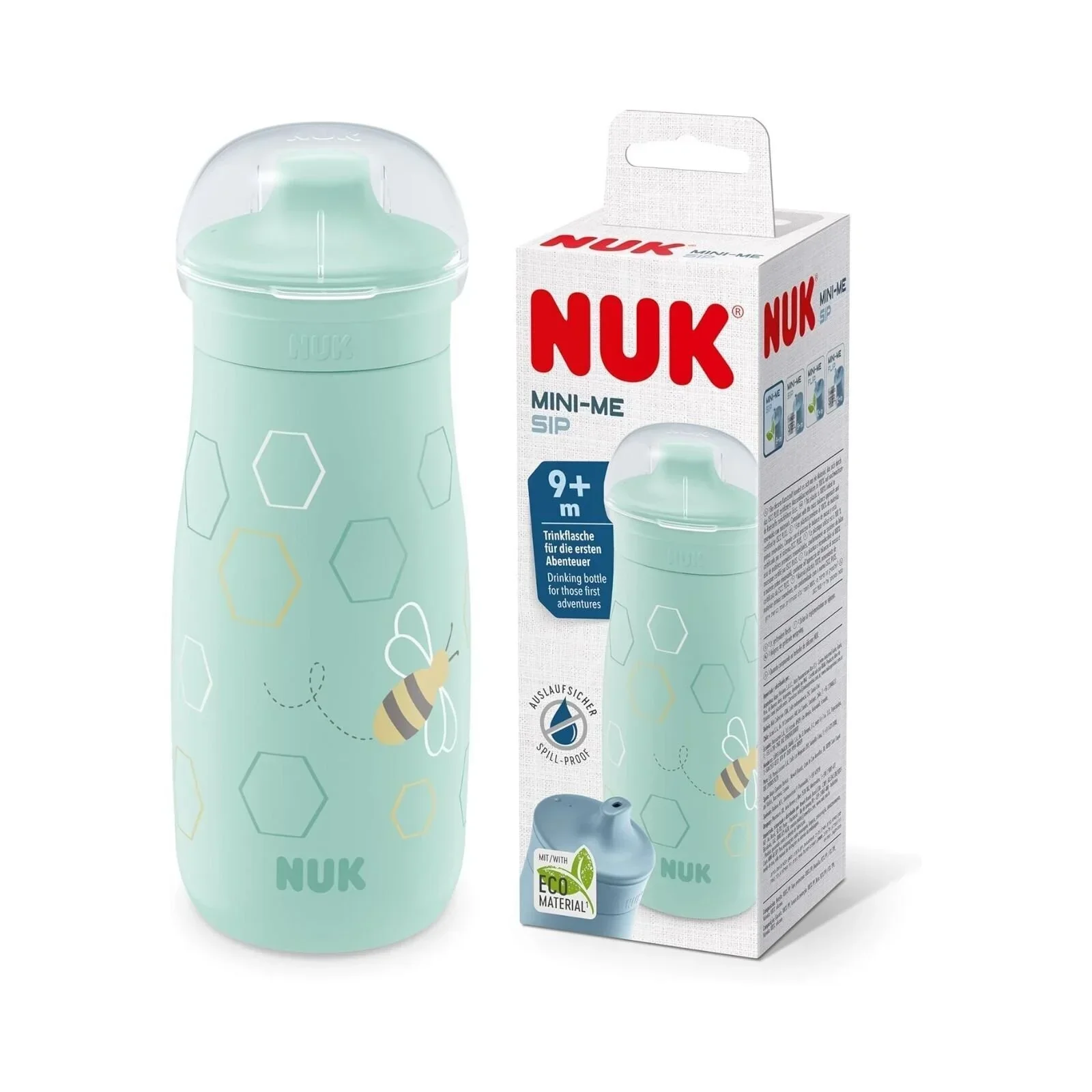 NUK Mini-Mee Sip Cup with Sip Top 9+ months 300ml - Bee
