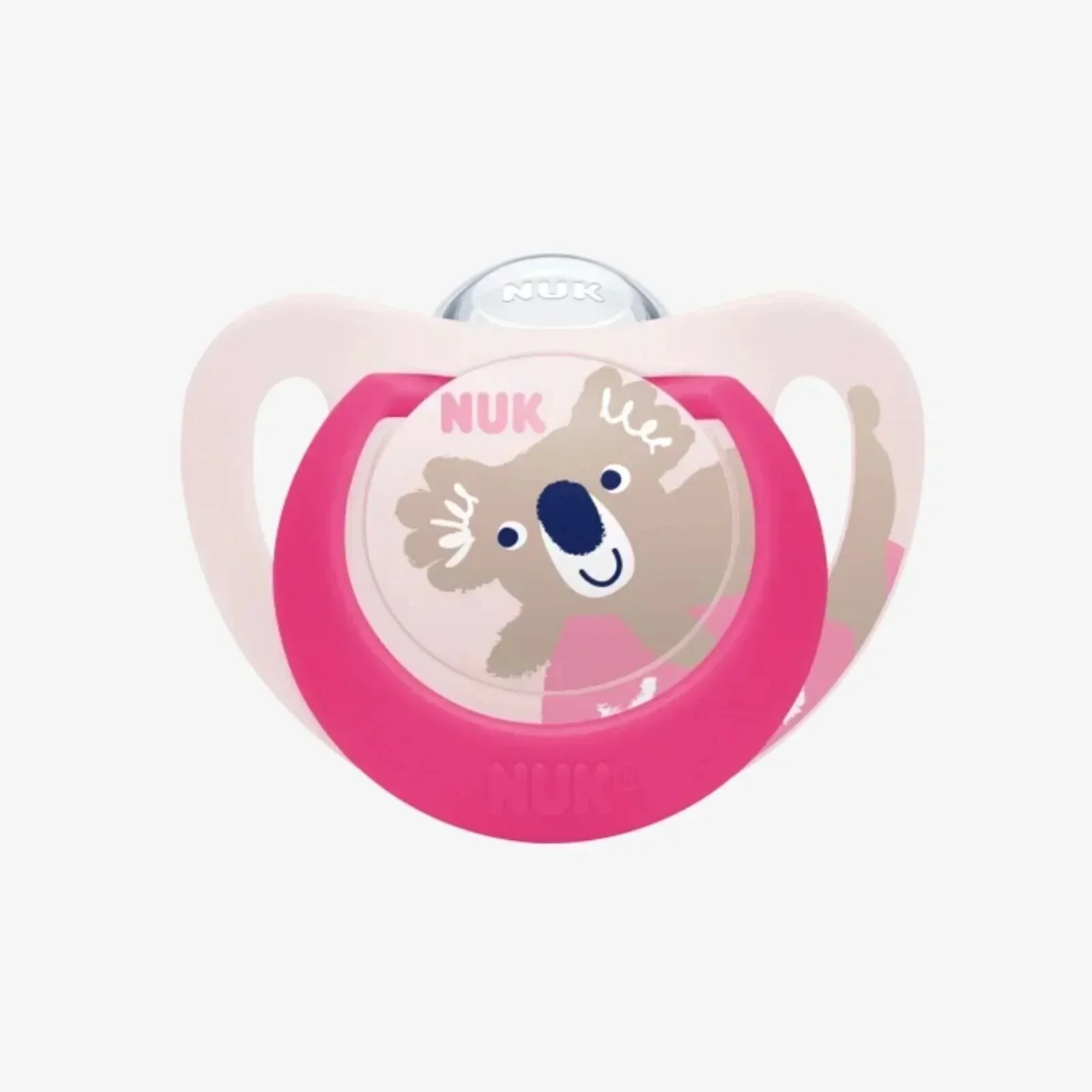 NUK Star Day & Night Soother 6-18 months Pack of 2 - Pink - Image 2