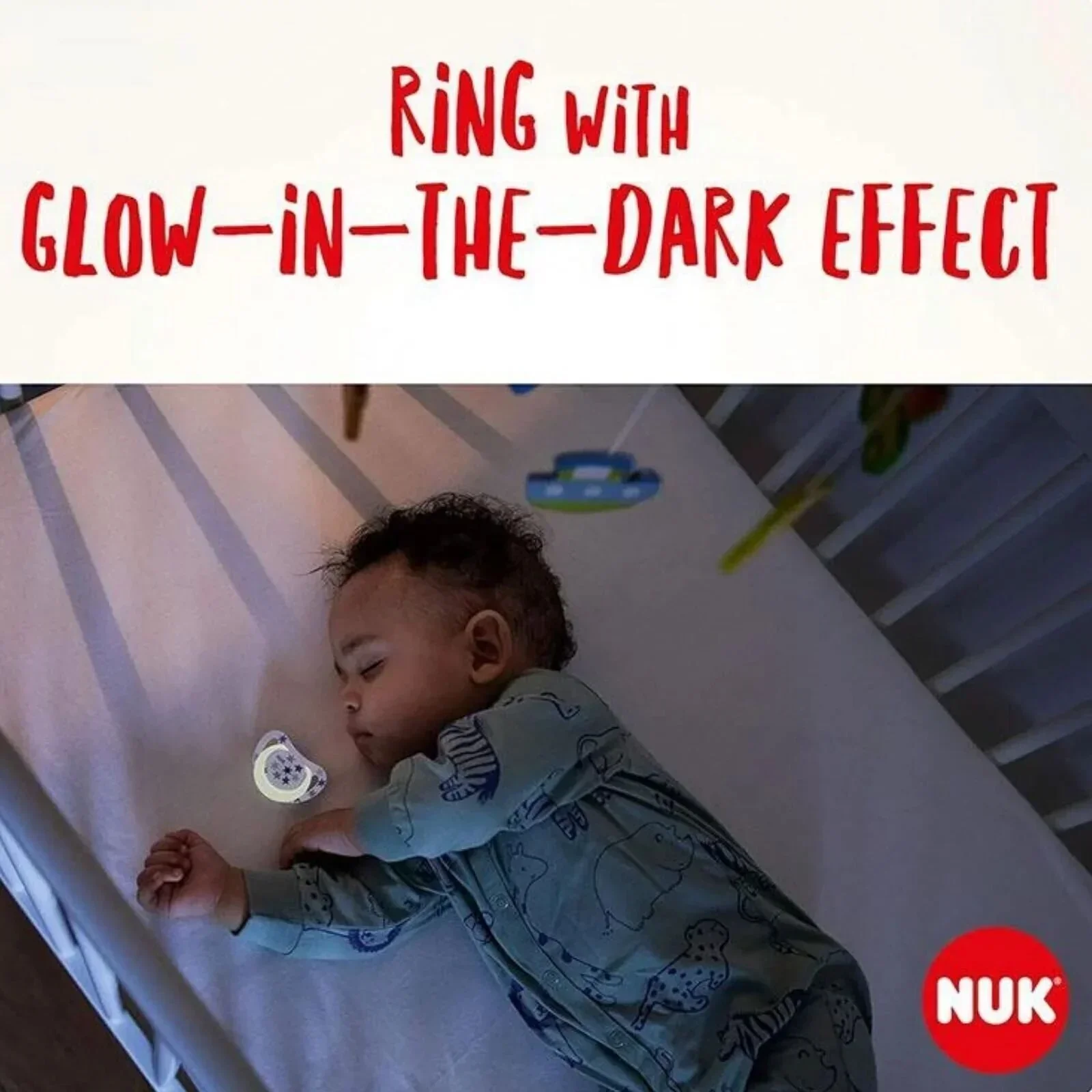 NUK Star Day & Night Soother 6-18 months Pack of 2 - Pink - Image 3