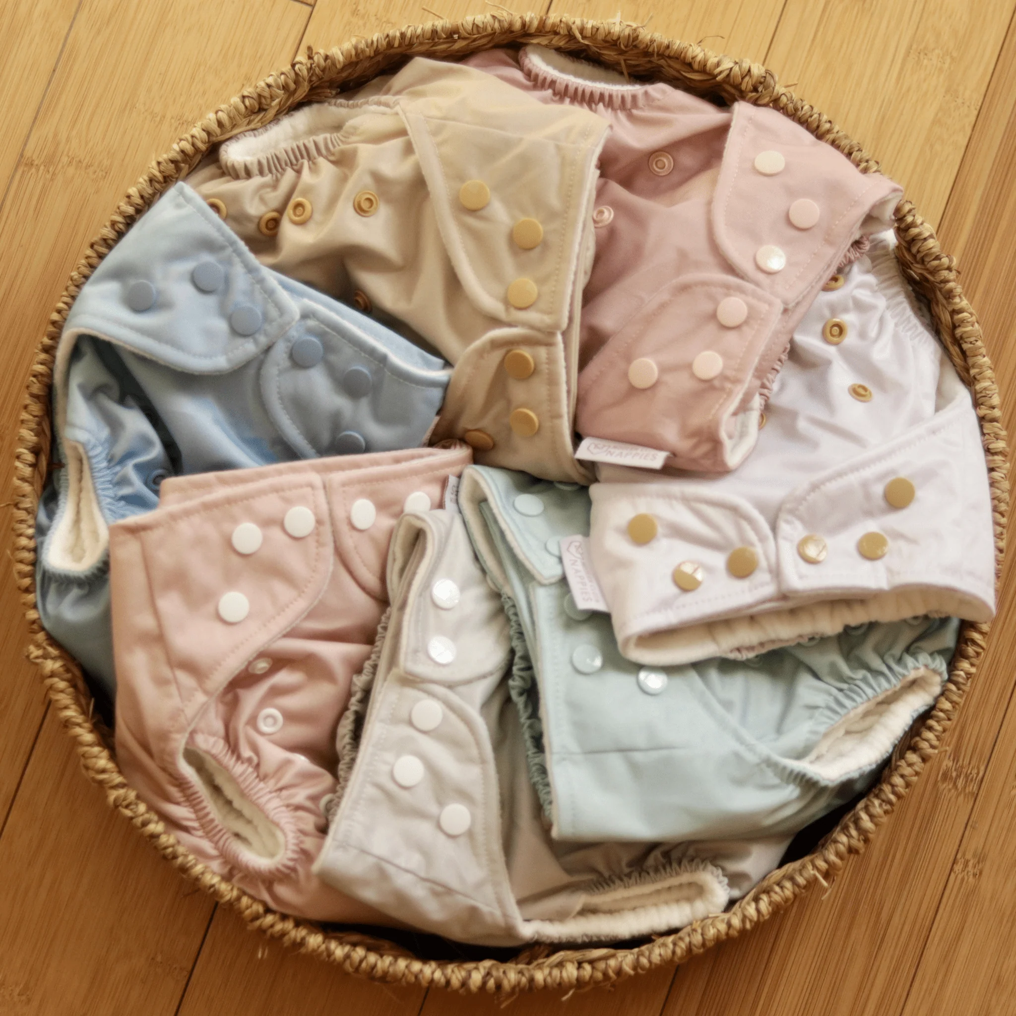 One Size All-In-One Reusable Cloth Nappy - Grey Mist - Image 3