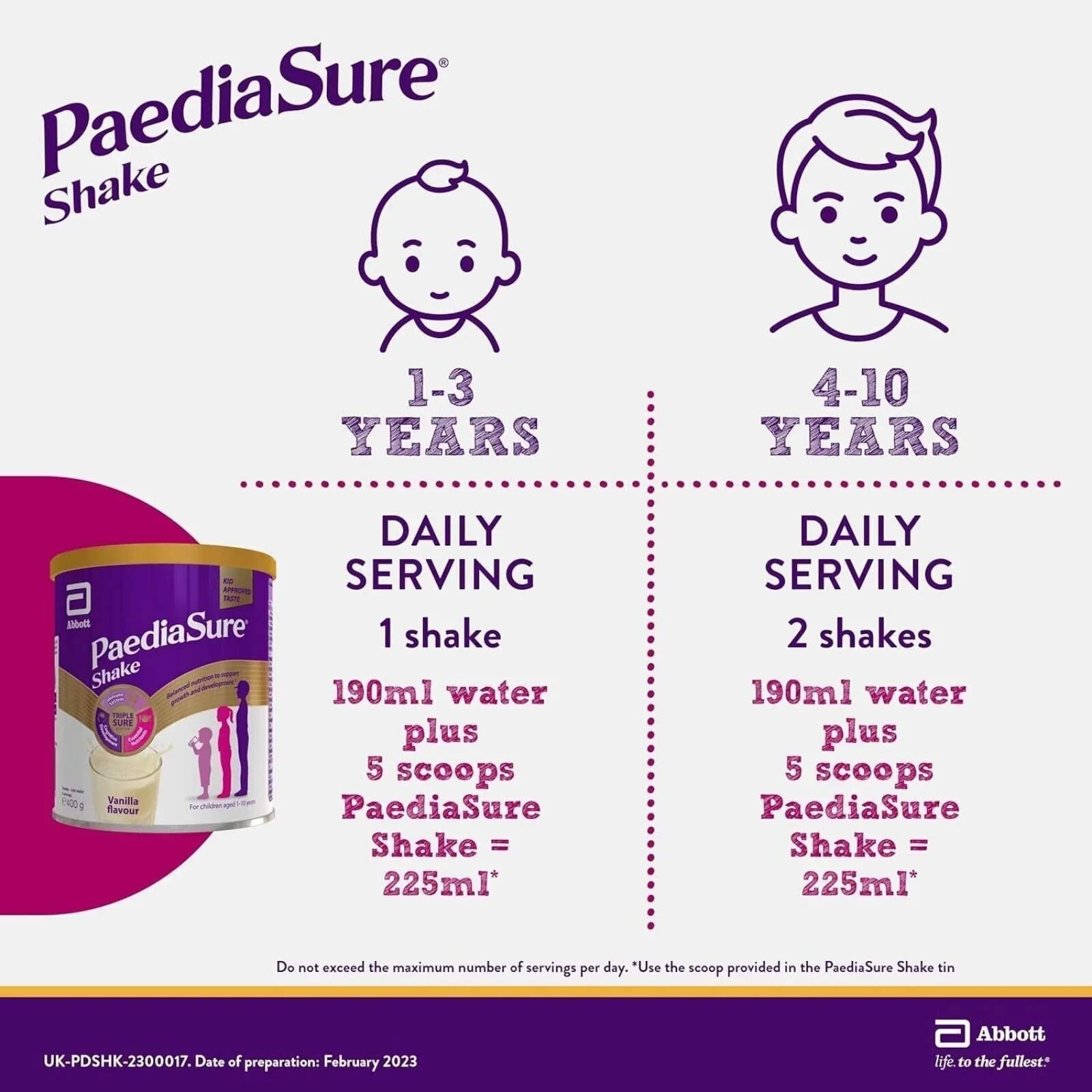PaediaSure Shake Vanilla Flavoured Nutritional Supplement Powder for Kids 850g - Image 7