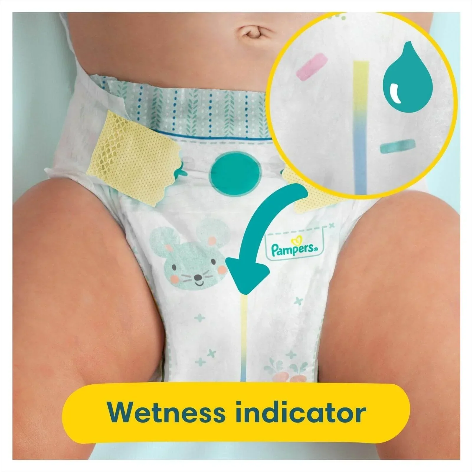 Pampers Premium Protection New Baby Size 2 Carry Pack - 31 nappies - Image 3