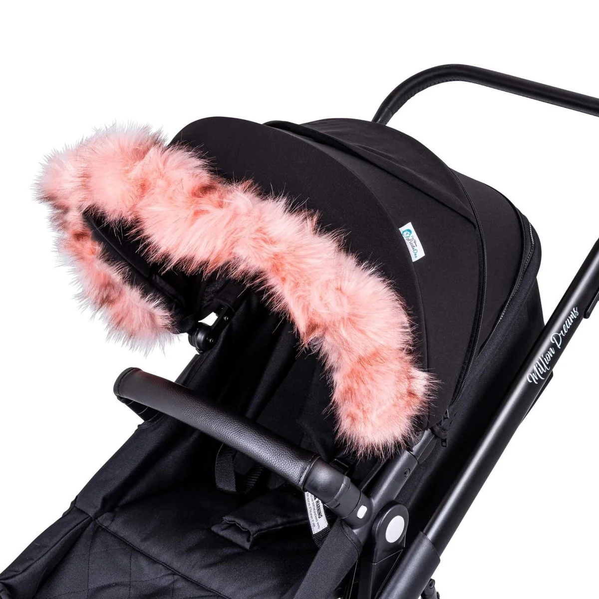 Pram Fur Hood Trim Attachment for Pushchair - Image 11
