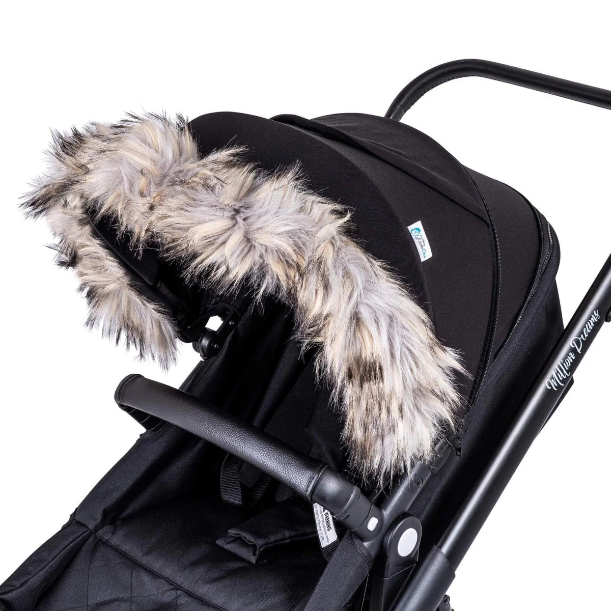 Pram Fur Hood Trim Attachment for Pushchair - Image 13