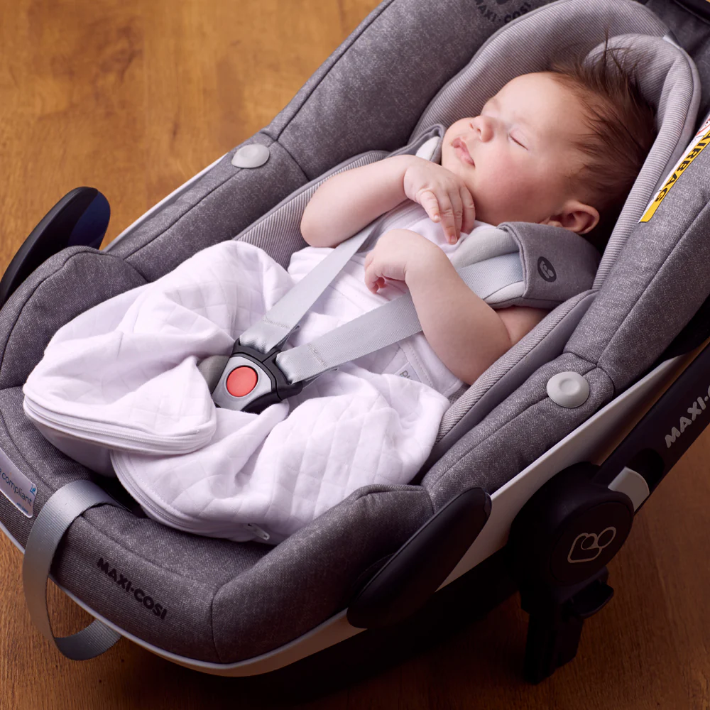 Purflo Swaddle To Sleep 2.5 Tog Sleeping Bag [0-4M] - (Available in Botanical/Grey/Nutmeg Design) - Image 10