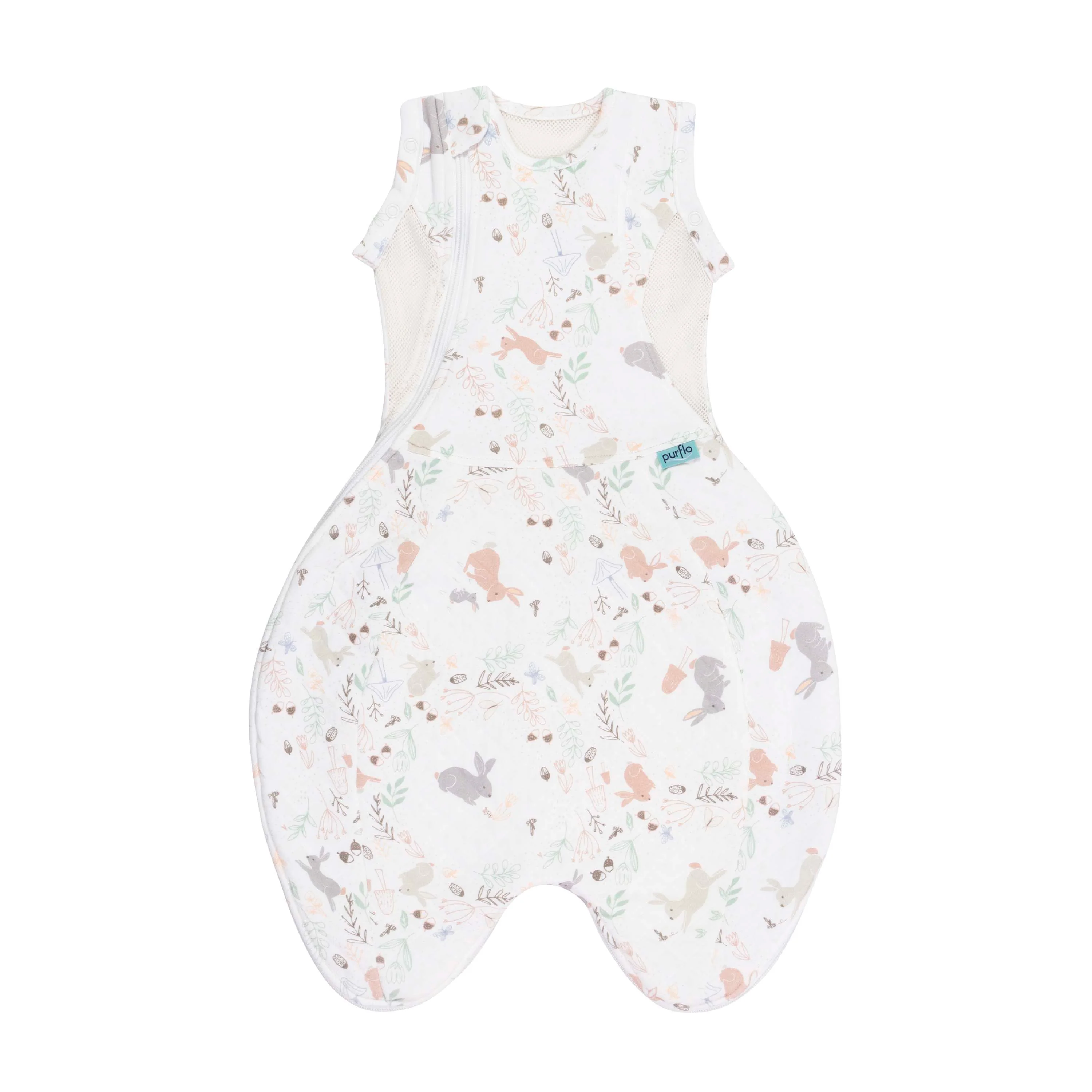 Purflo Swaddle To Sleep 2.5 Tog Sleeping Bag [0-4M] - (Available in Botanical/Grey/Nutmeg Design) - Image 11