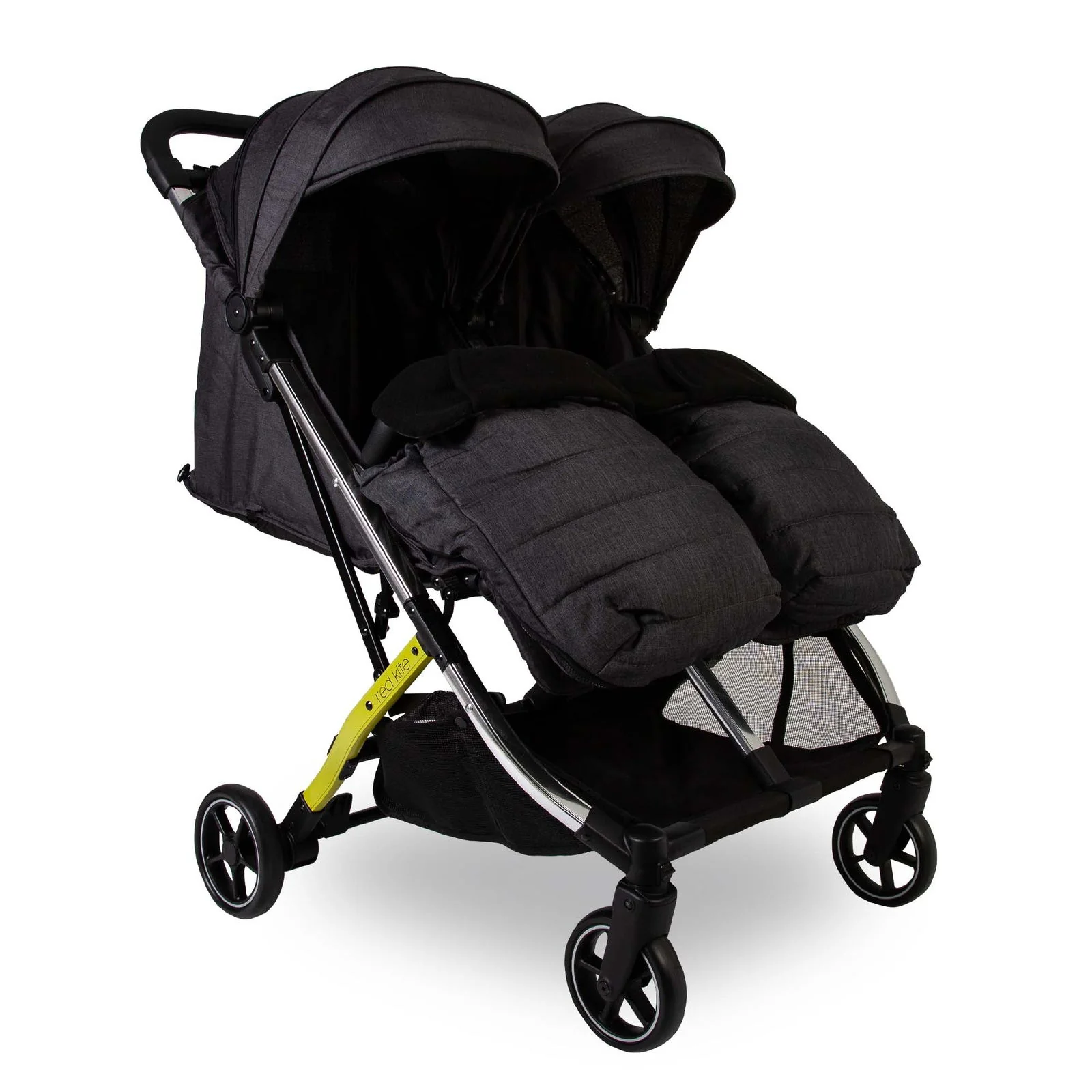 Red Kite Double Push Me Lightweight Travel Stroller (Pistachio)