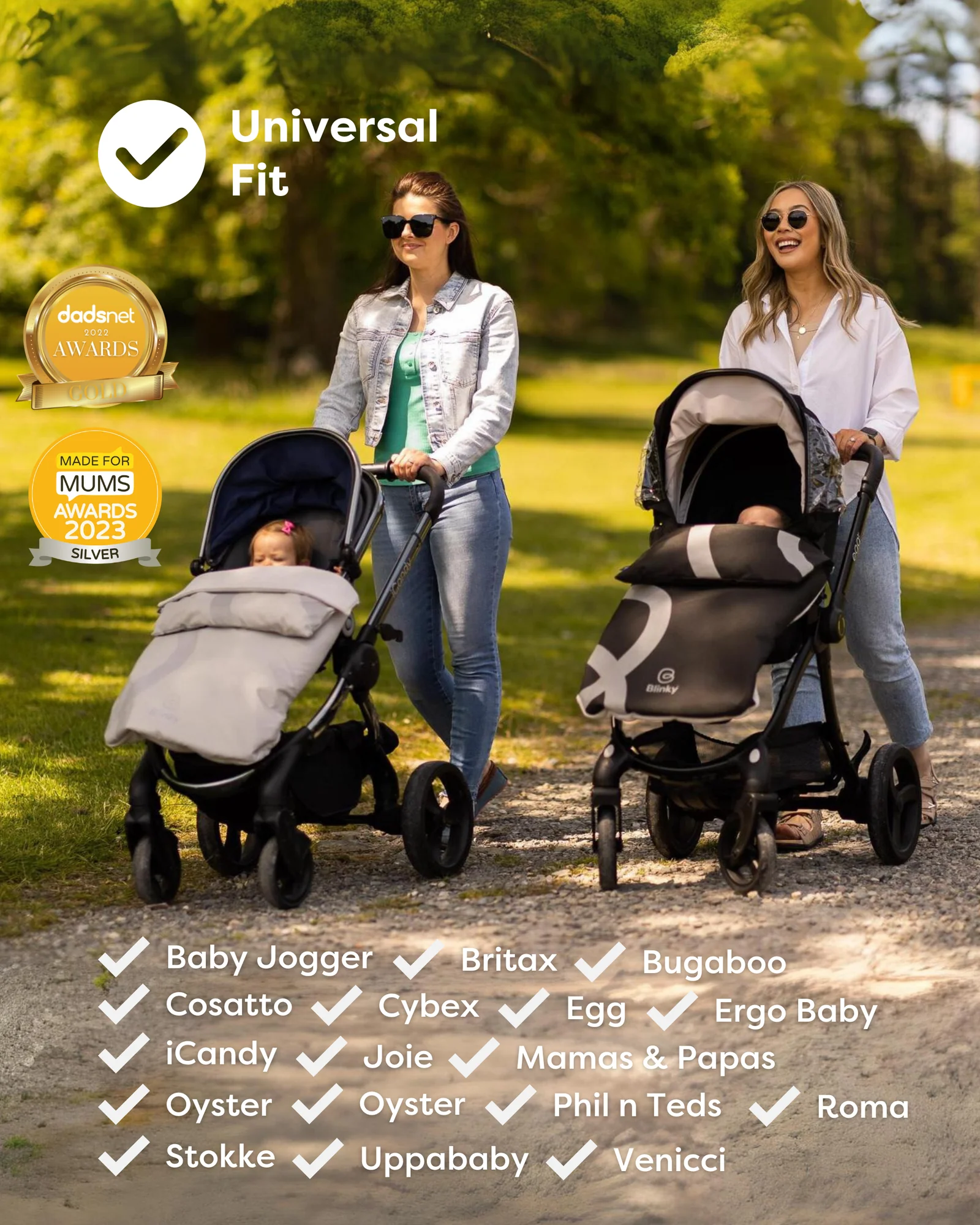 The Blinky Company Black (5-In-1) All Season Buggy Cover - Image 5