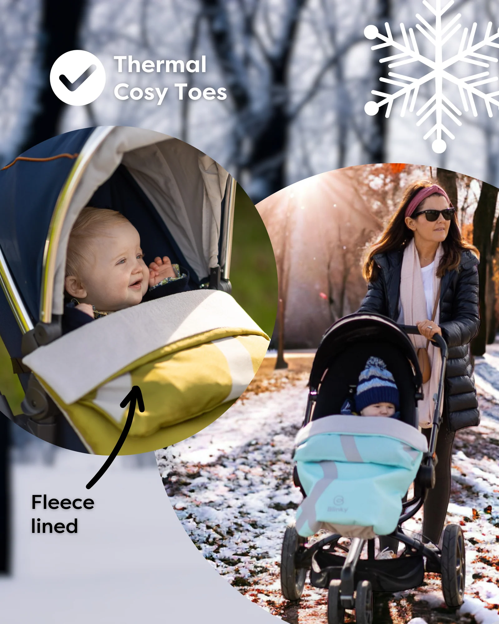 The Blinky Company Black (5-In-1) All Season Buggy Cover - Image 8