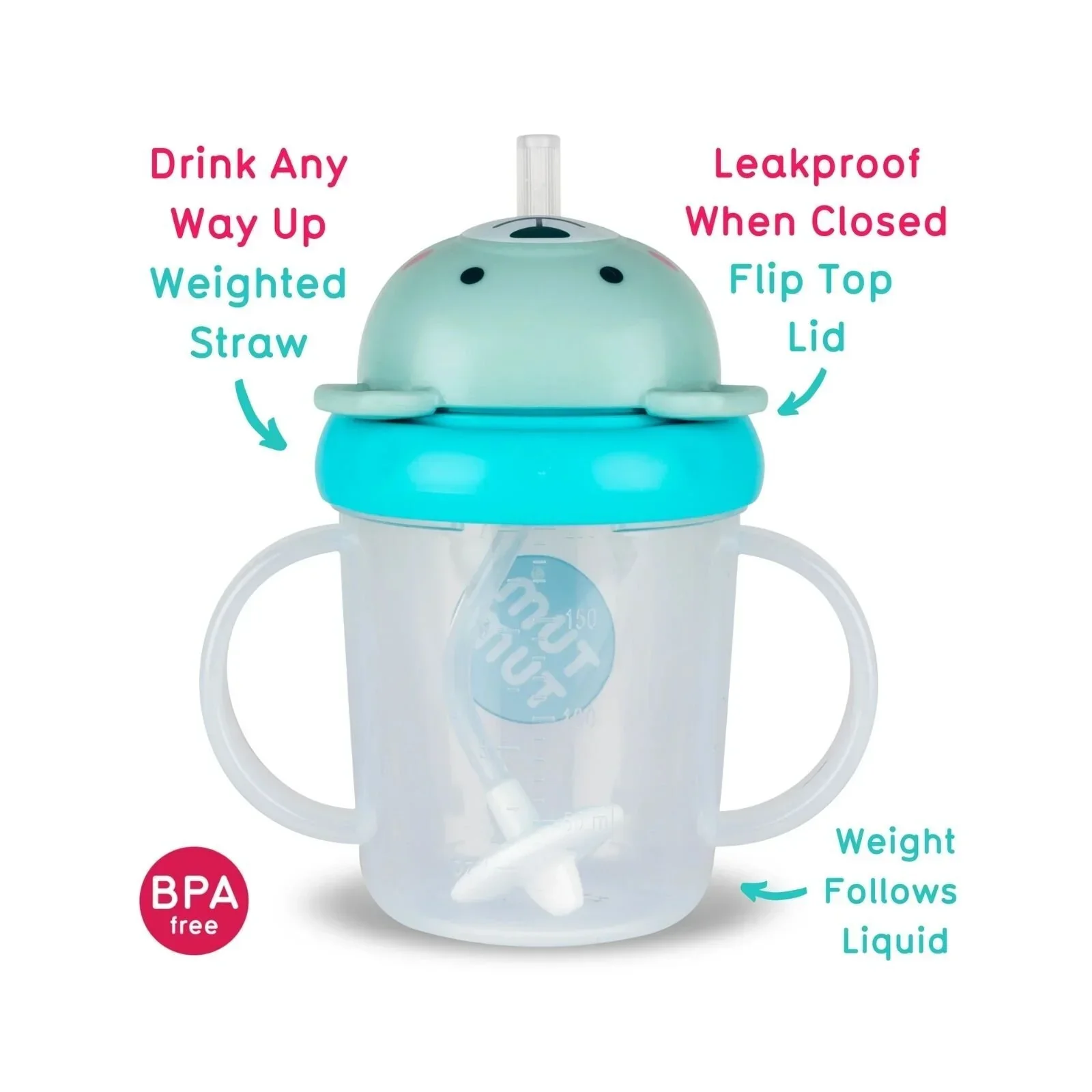 TUM TUM Tippy Up Cup - Boris Bear - Image 2