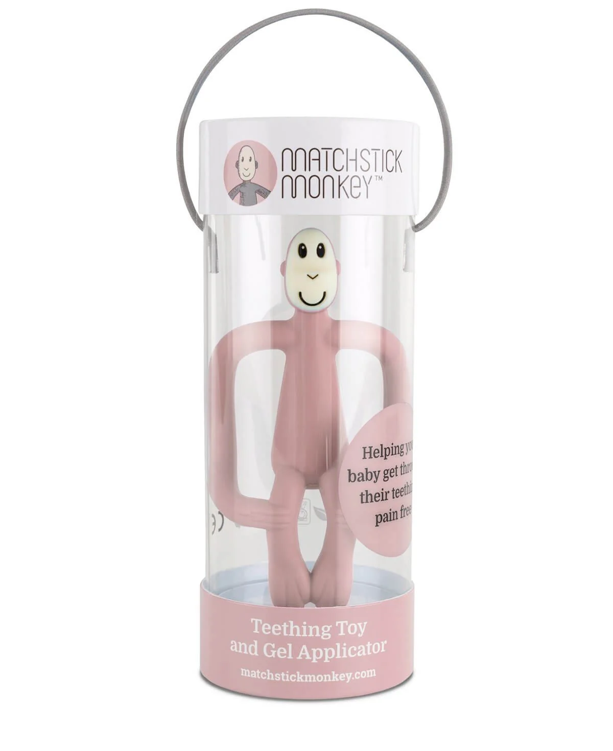 Matchstick Monkey Teething Toy (Available in Airforce Blue/Blue/Dusty Pink/Green/Grey/Light Blue/Mint Green/Orange/Pink/Rubine Red/Yellow) - Image 14