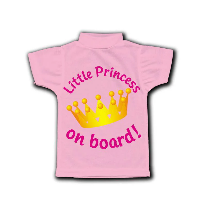 On Board T-Shirt Car Sign (Available as Small Dude/Little Princess) - Image 2