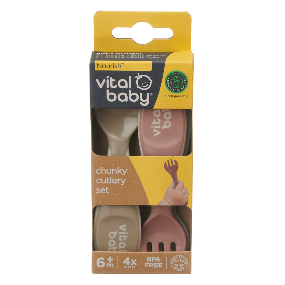 Vital Baby Children's Chunky Cutlery Set - 4 Pack - Image 7
