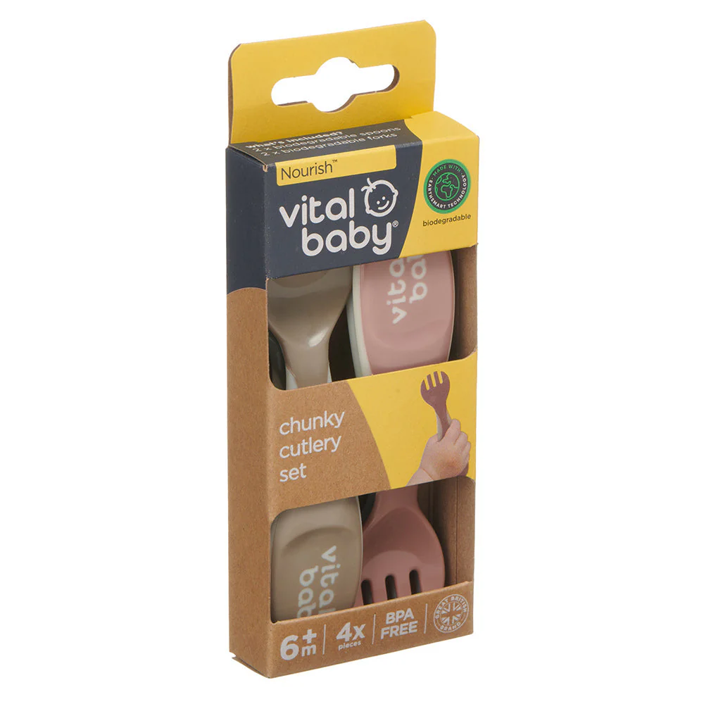 Vital Baby Children's Chunky Cutlery Set - 4 Pack - Image 8