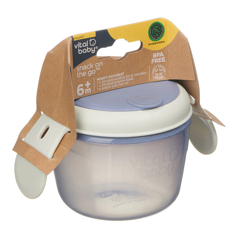 Vital Baby Children's Snack on The Go Pot - Natural Grape - Image 5
