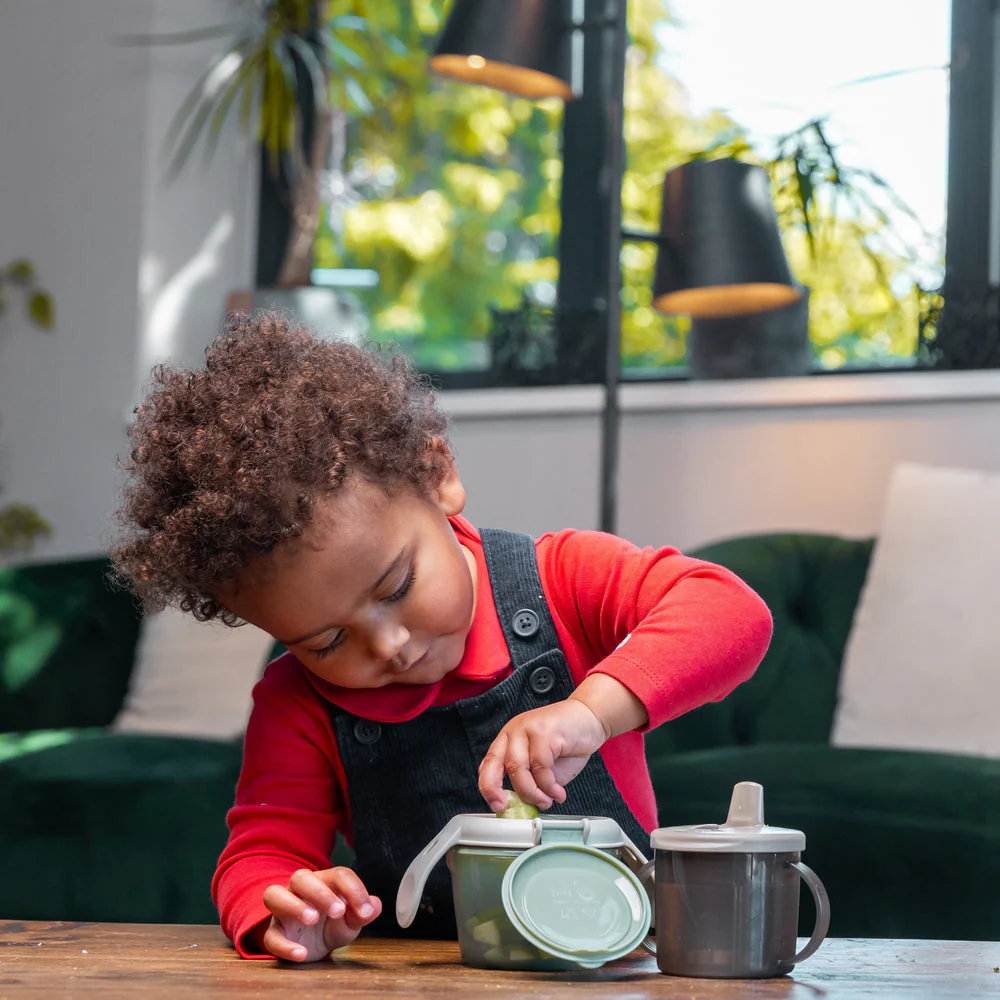 Vital Baby Children's Snack on The Go Pot - Natural Moss - Image 2