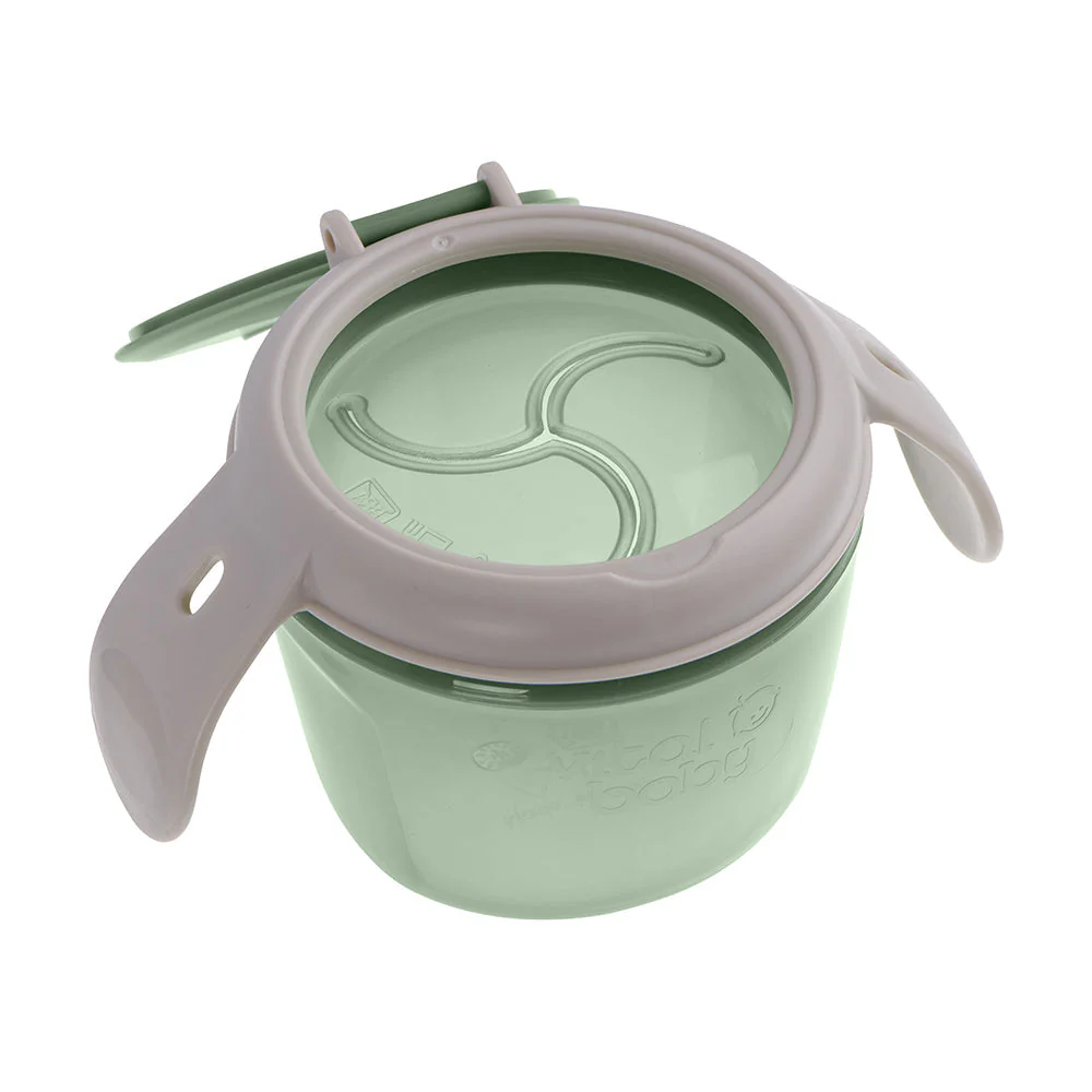 Vital Baby Children's Snack on The Go Pot - Natural Moss - Image 3