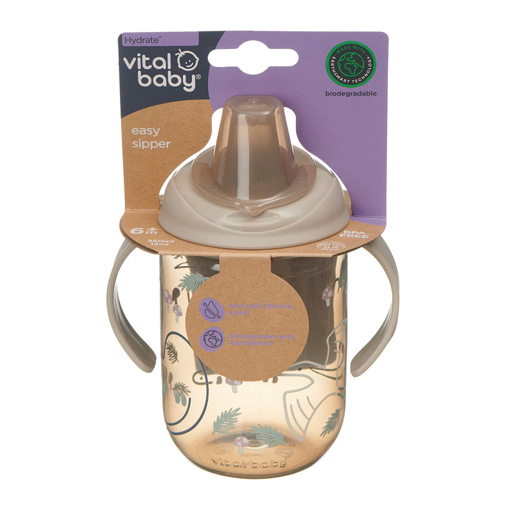 Vital Baby Easy Sipper Children's Cup 350ml - Natural Stone - Image 4