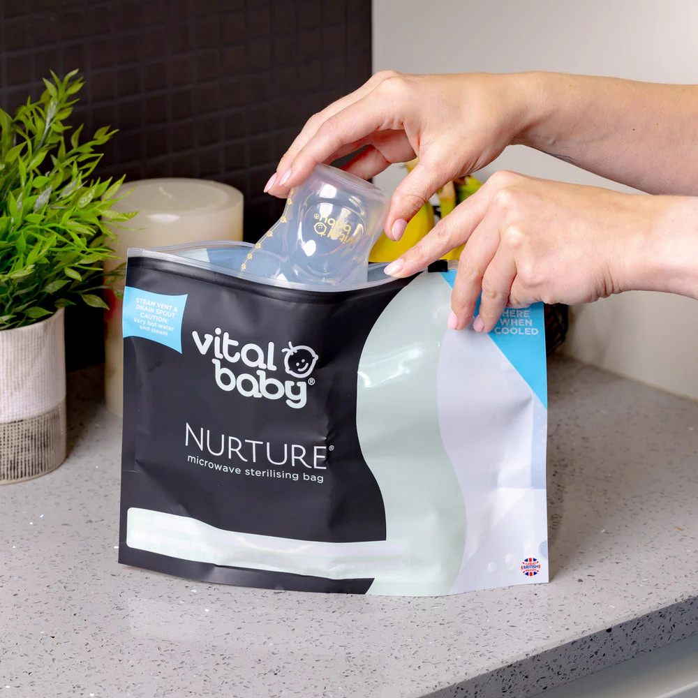 Vital Baby Microwave Sterilising Bags - 5 Pack - Image 4