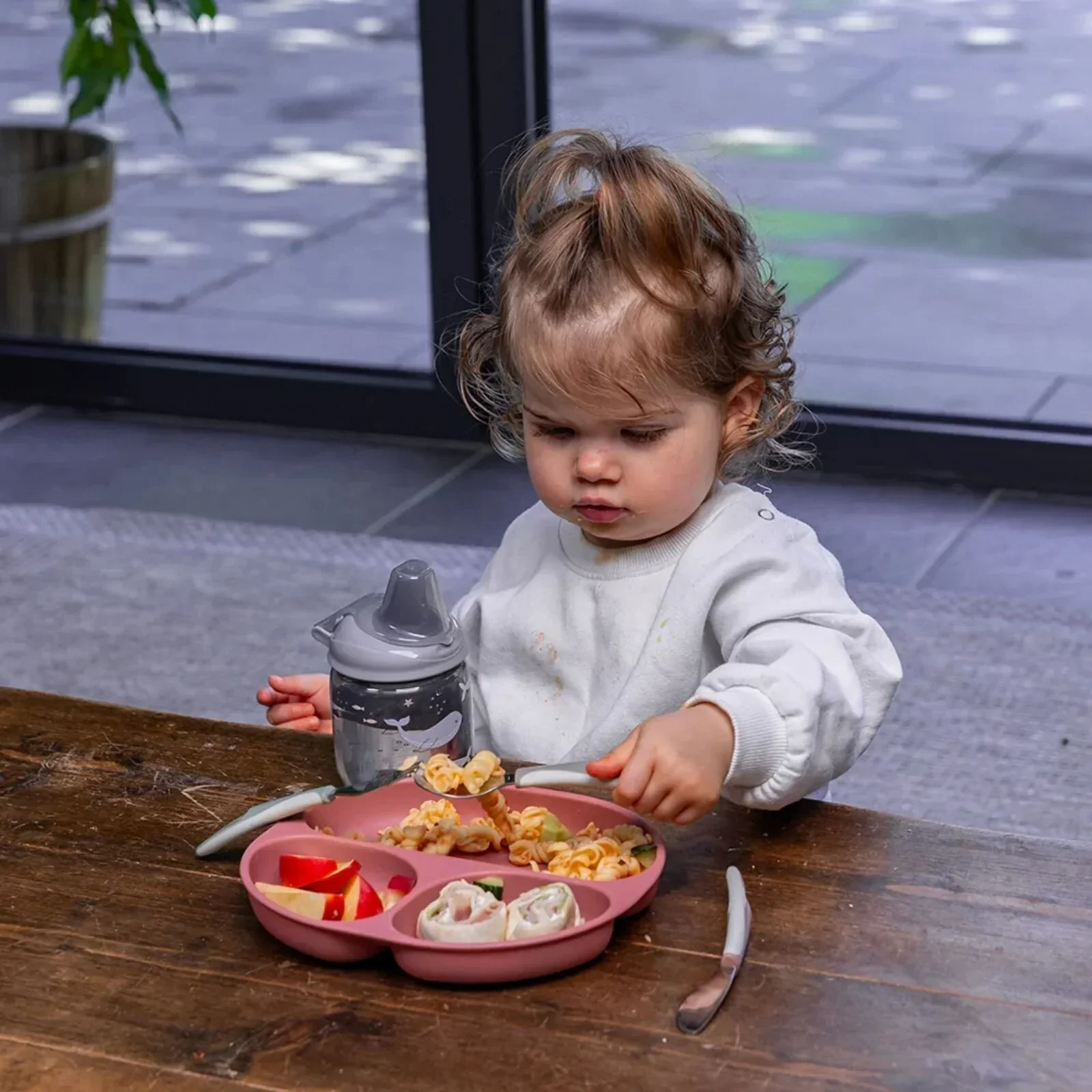 Vital Baby Nourish Silicone Suction Plate - Blush Raspberry - Image 6