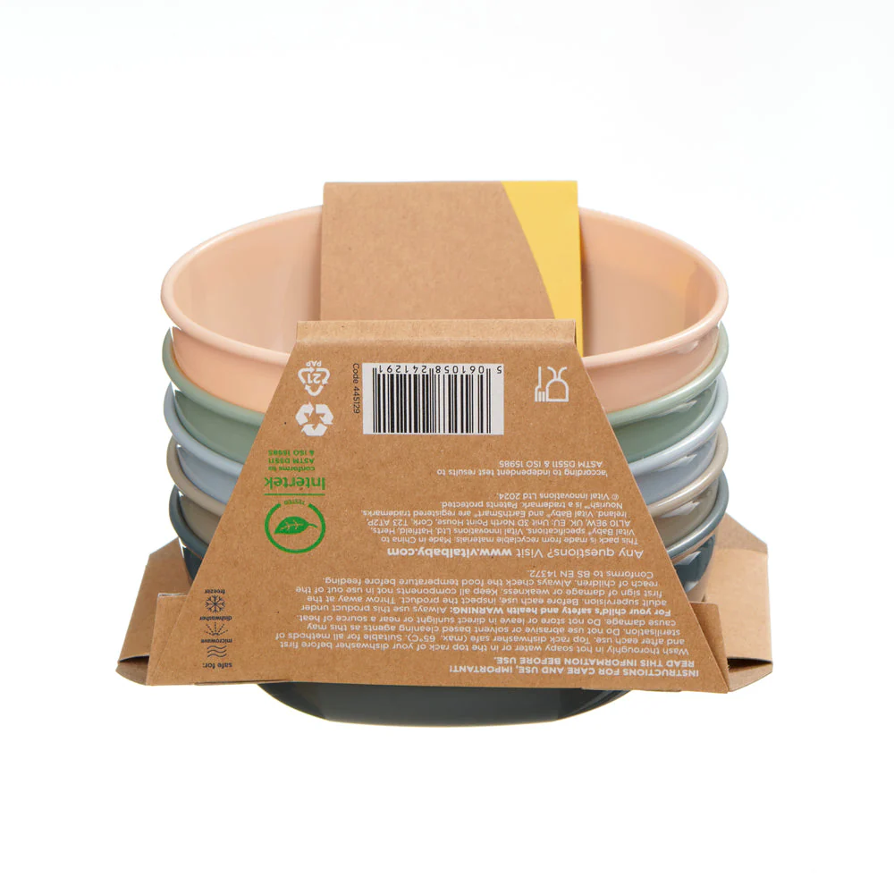 Vital Baby Perfectly Simple Bowls 5 Pack - Natural - Image 12