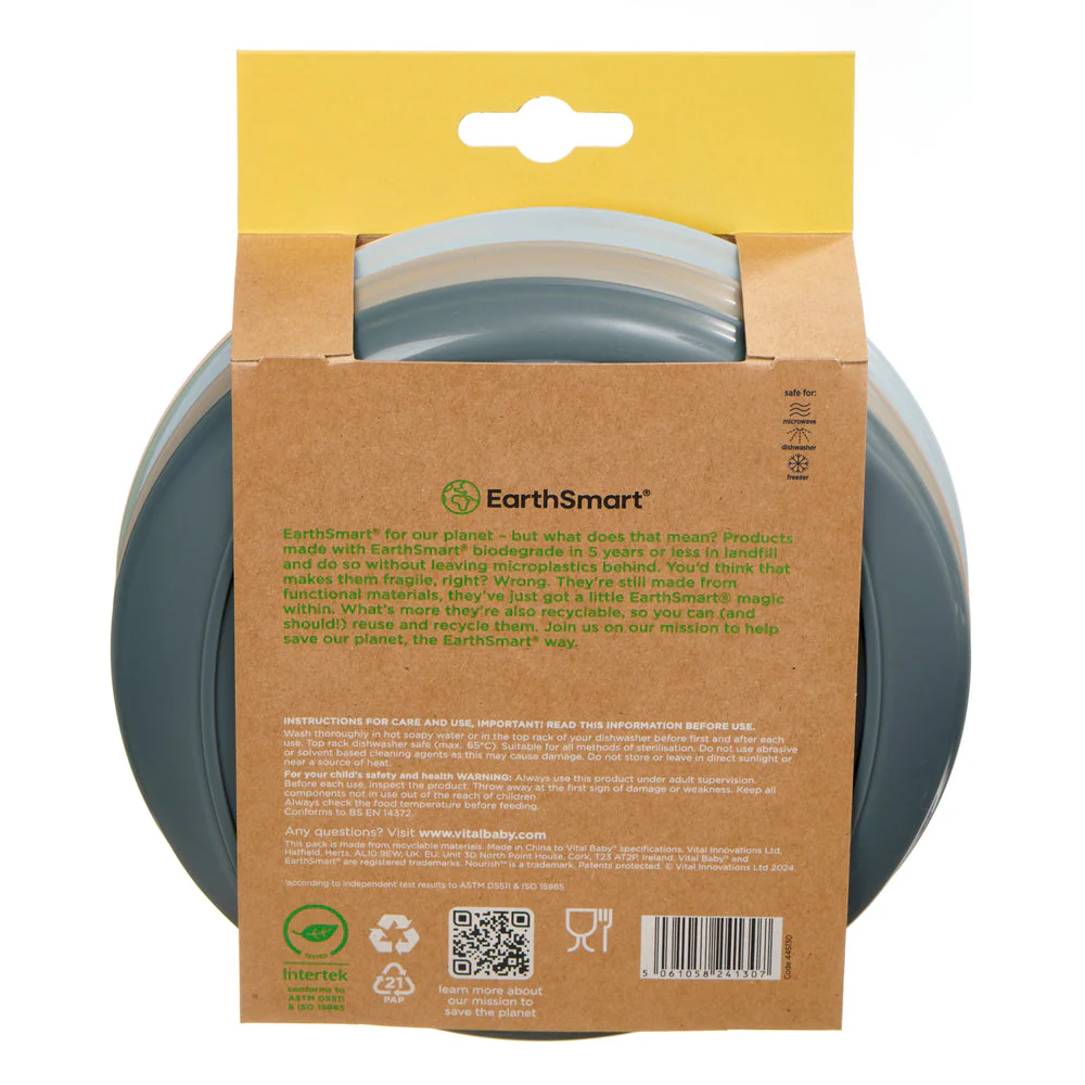Vital Baby Perfectly Simple Plates 5 Pack - Natural - Image 13