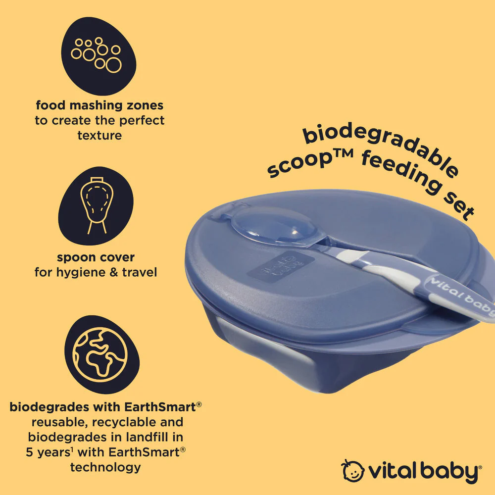 Vital Baby Scoop Travel Feeding Set - Natural Berry - Image 3