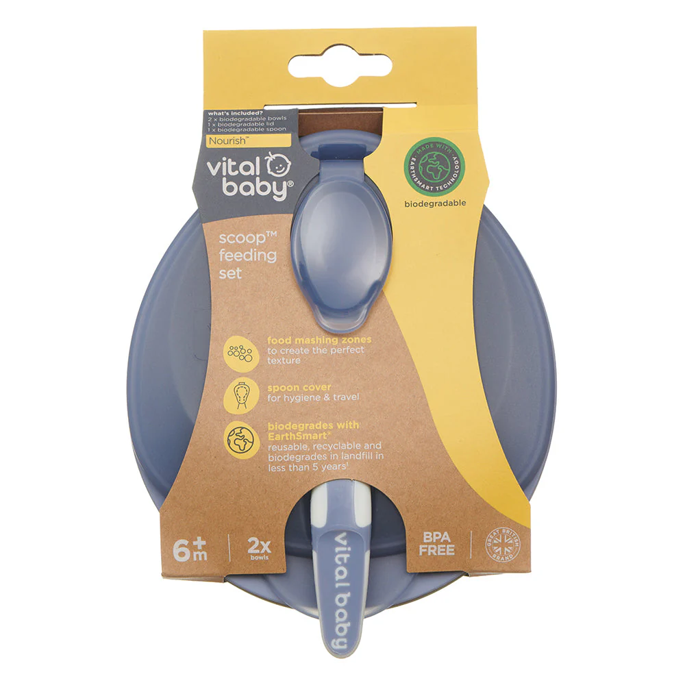 Vital Baby Scoop Travel Feeding Set - Natural Grape - Image 5