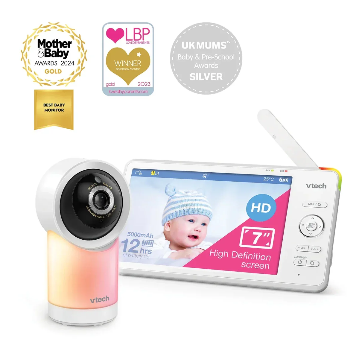 VTech RM7766HD Smart Video Baby Monitor - Image 5