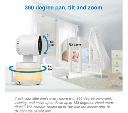 VTech Smart Wifi Baby Video Monitor (RM7767HD) - Image 3
