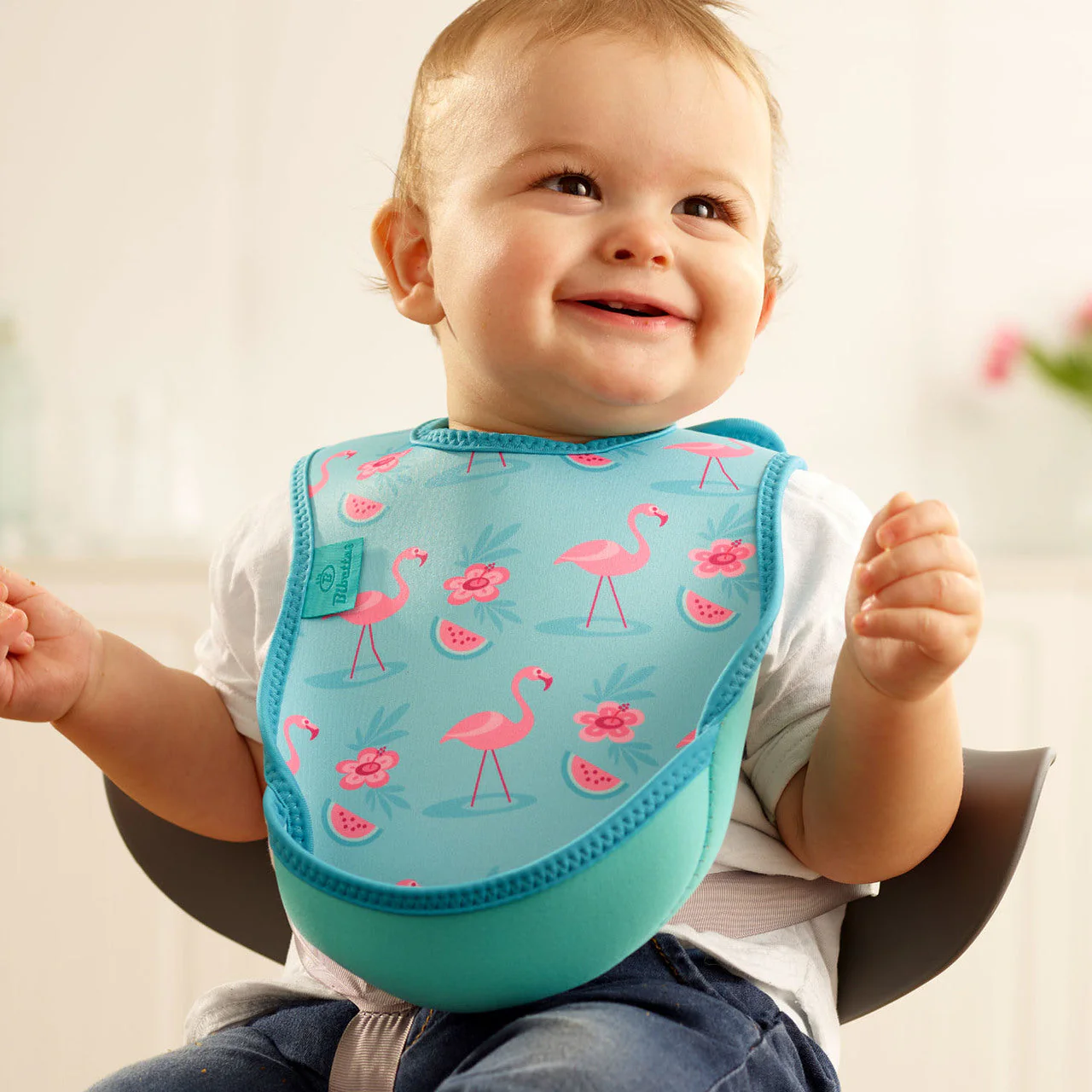 Weaning Bib - Flamingos UltraBib - Image 4