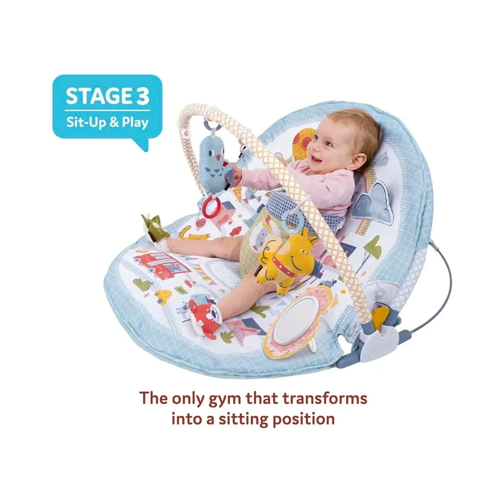 Yookidoo Urban Gymotion Lay to Sit-Up Playmat - Image 4